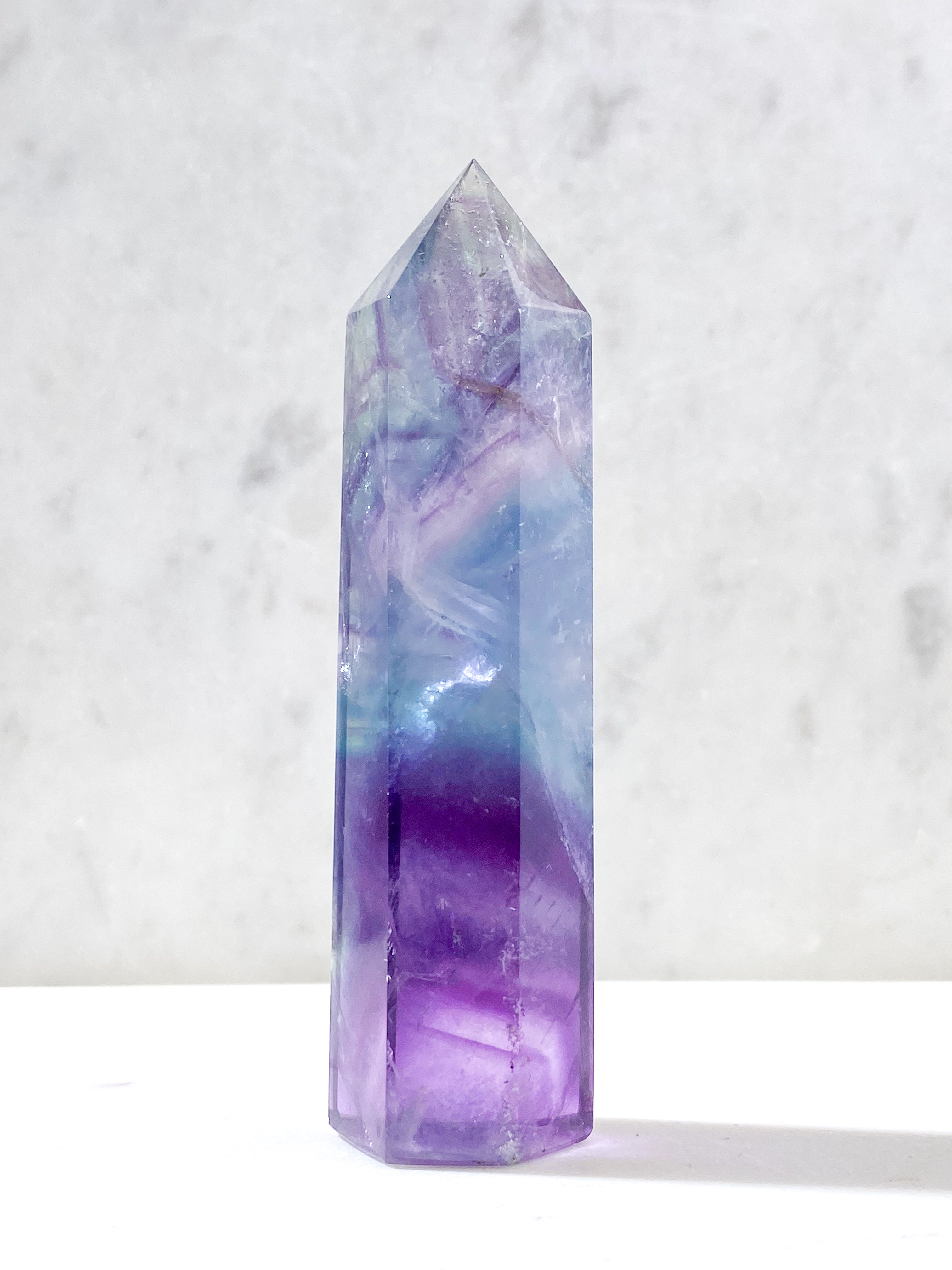 Rainbow Fluorite Tower (No. 1)