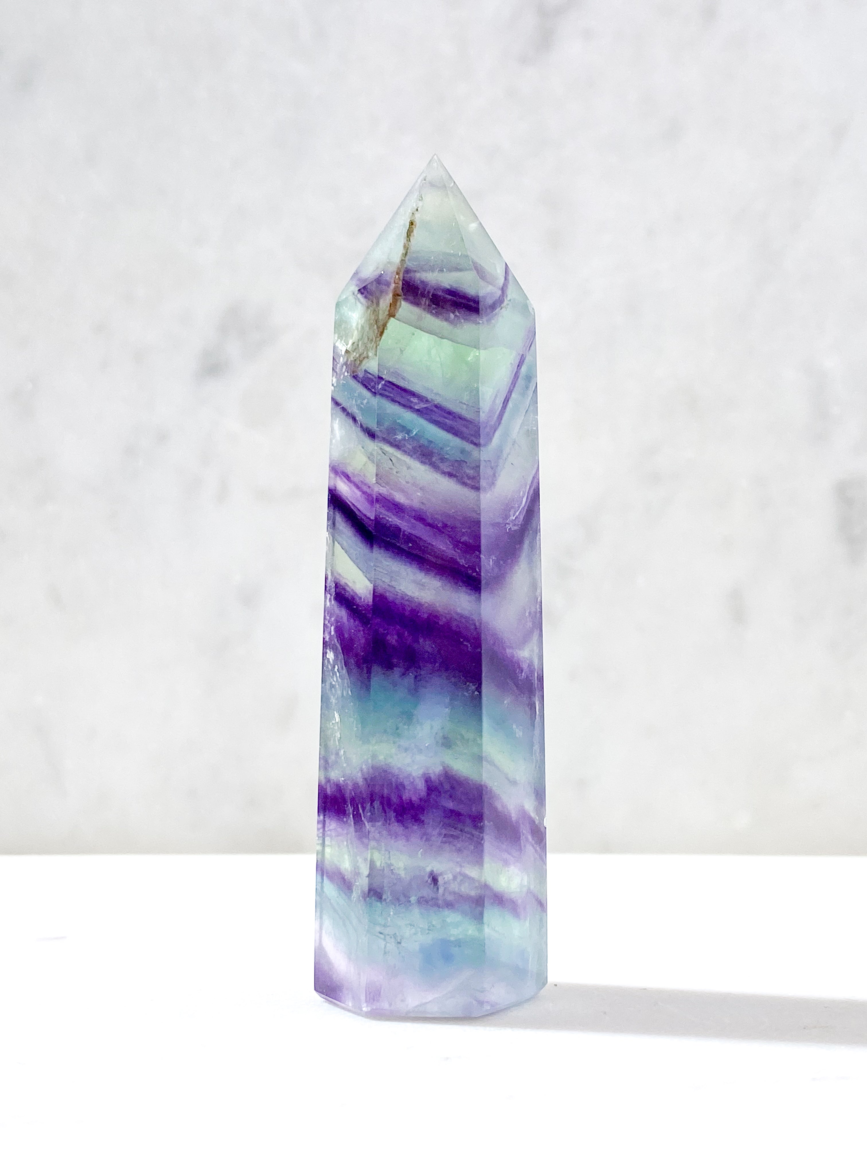 Rainbow Fluorite Tower (No. 1)