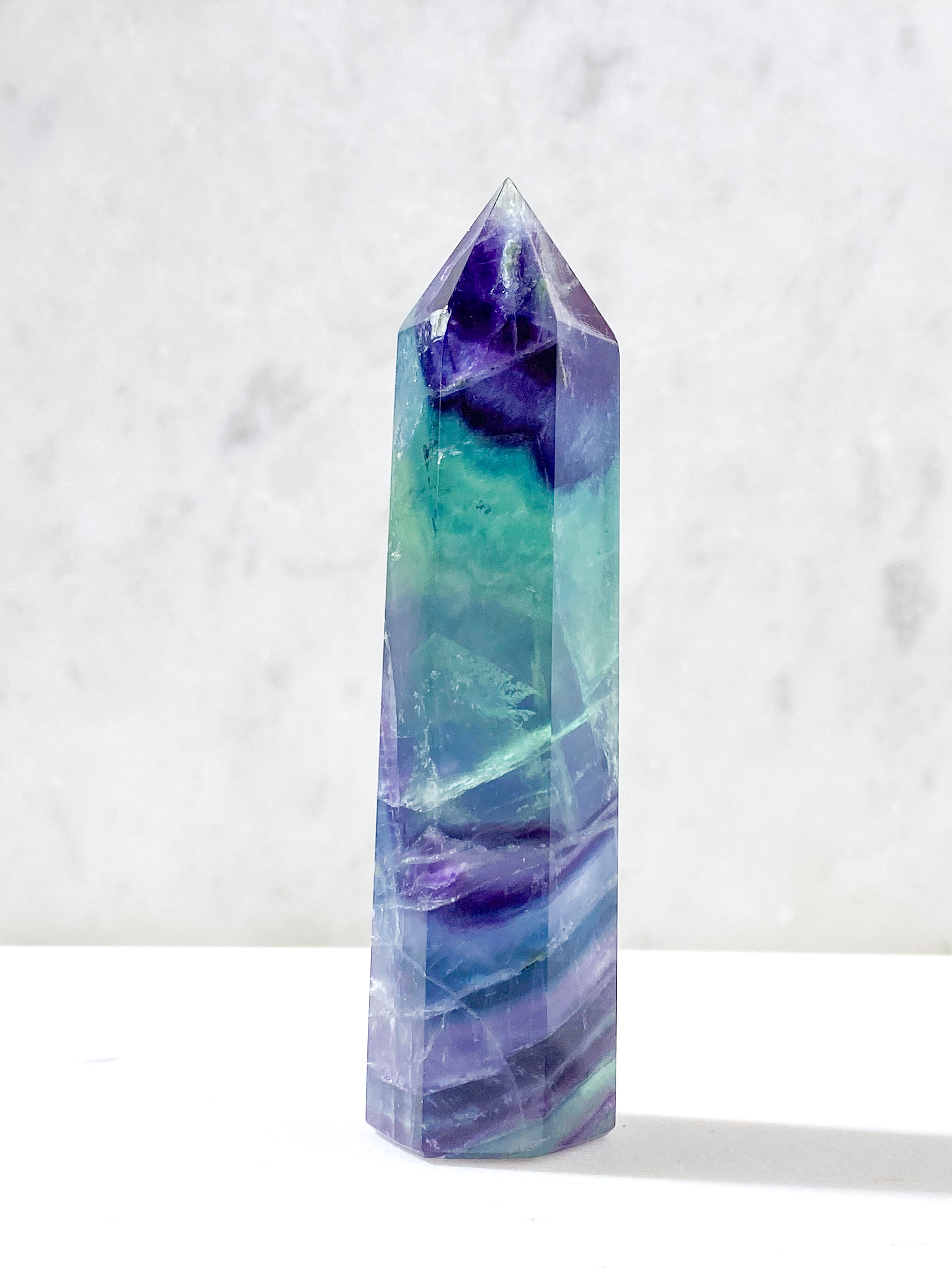 Regnbue Fluorit Tårn (Nr. 32)
