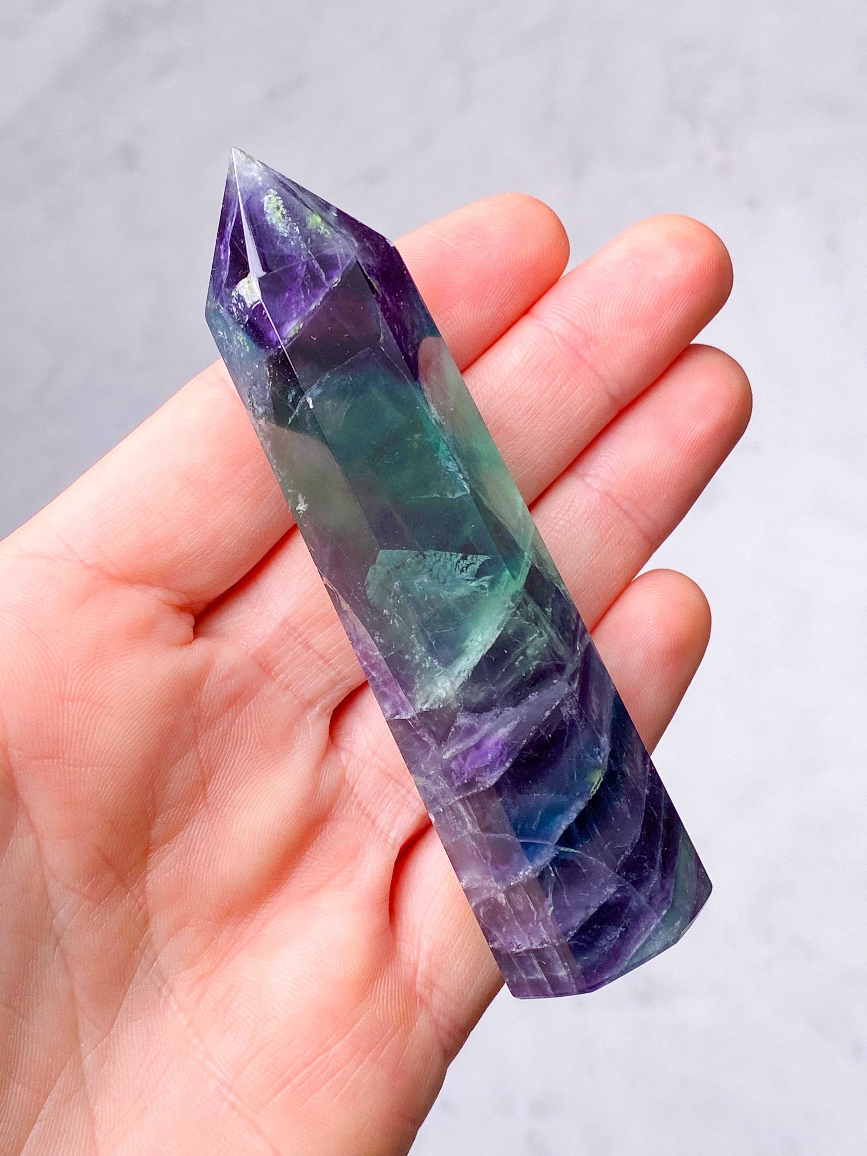 Rainbow Fluorite Tower (No. 1)