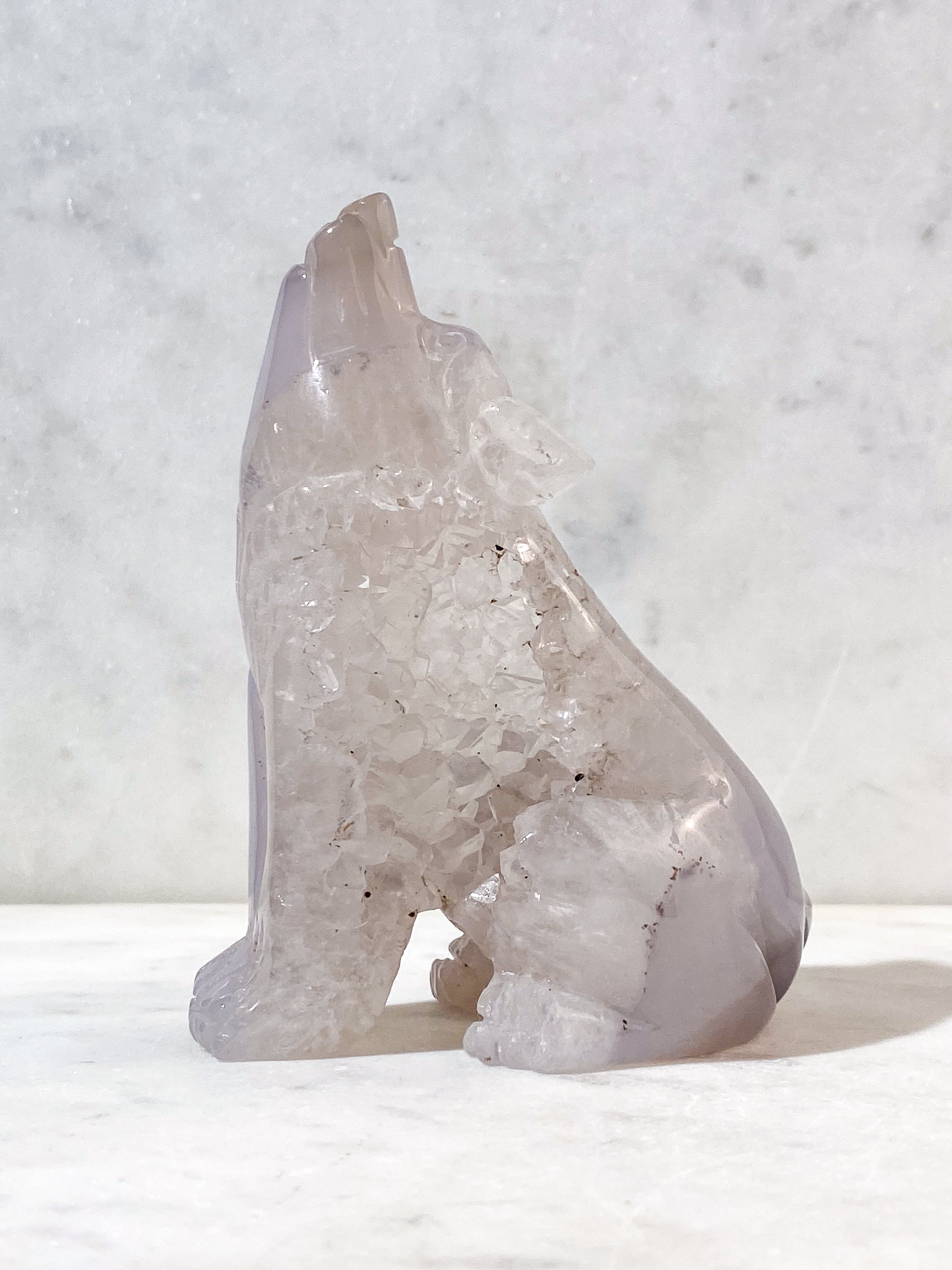 Druzy Agat Varg (Nr. 3)