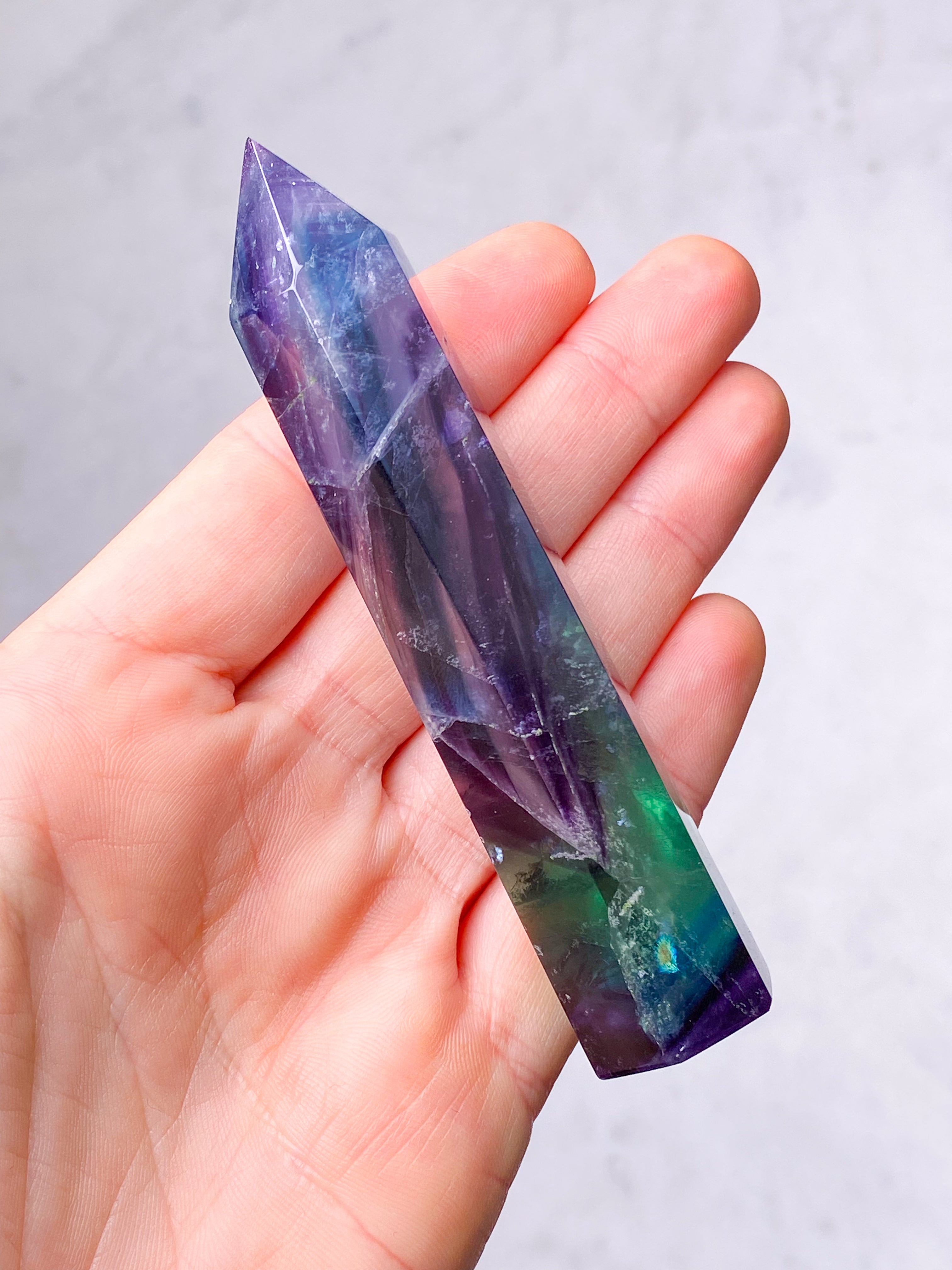 Regnbue Fluorit Tårn (Nr. 33)