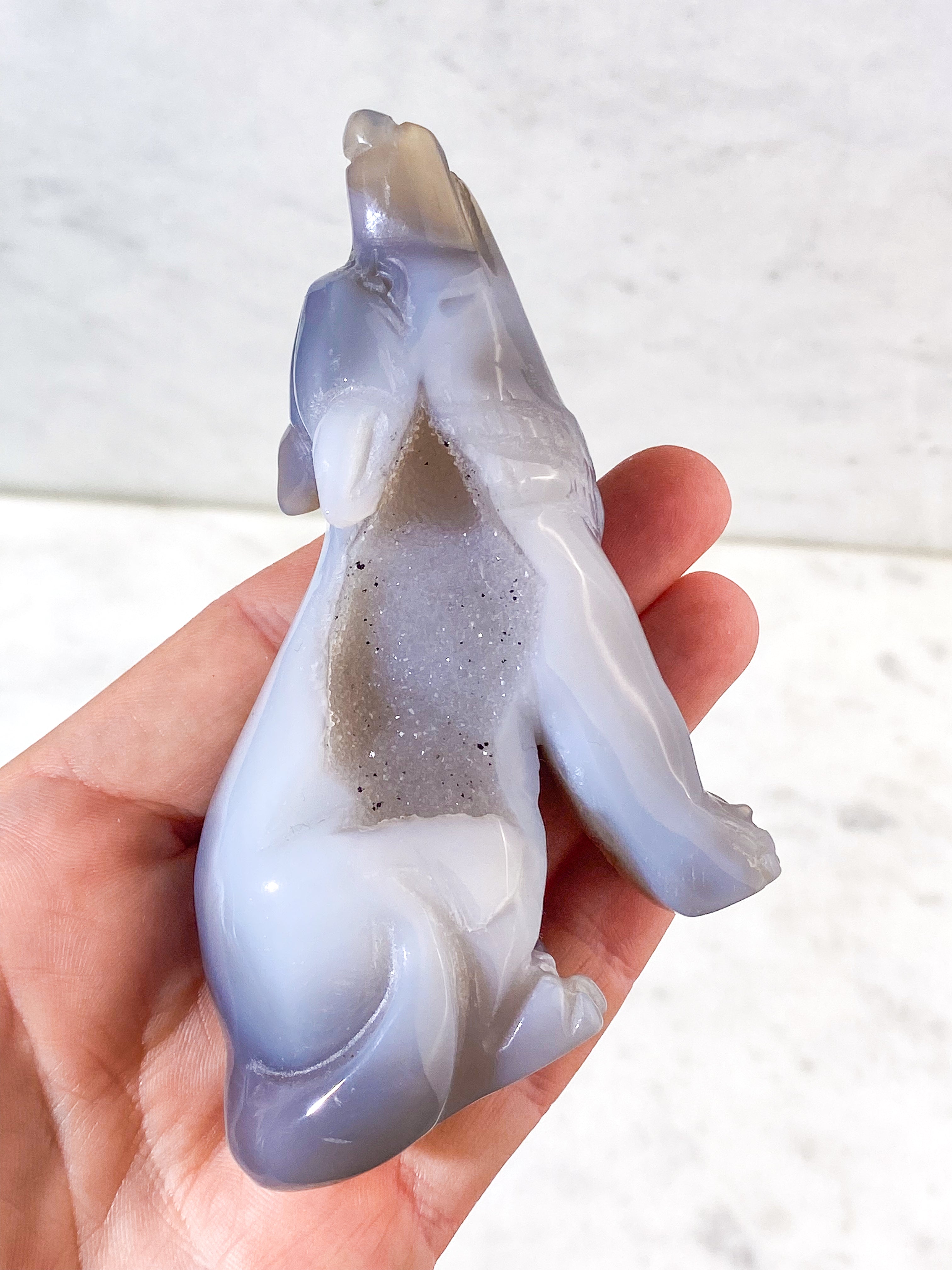 Druzy Agat Ulv (Nr. 5)