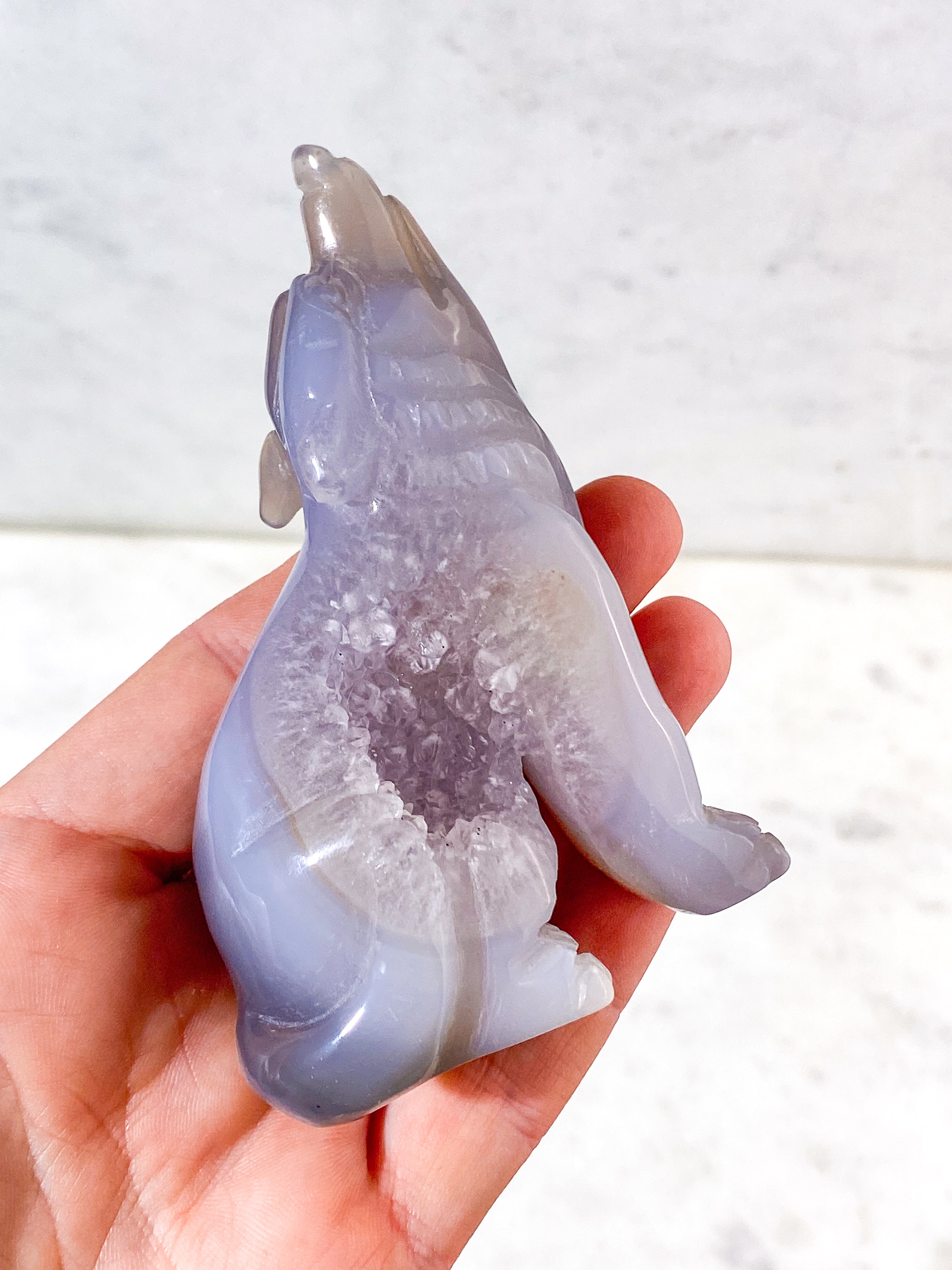 Druzy Agat Ulv (Nr. 7)