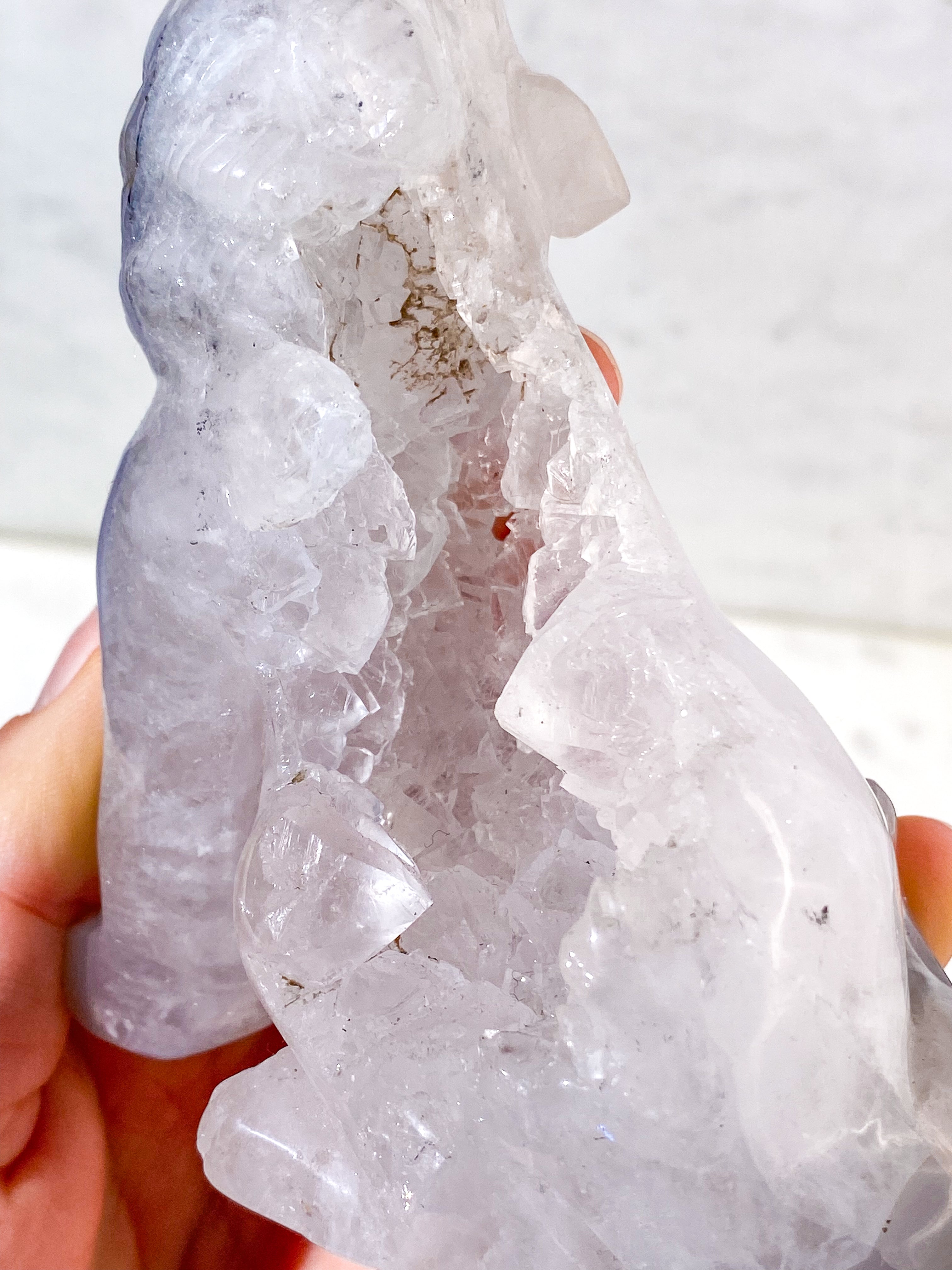 Druzy Agat Varg (Nr. 9)