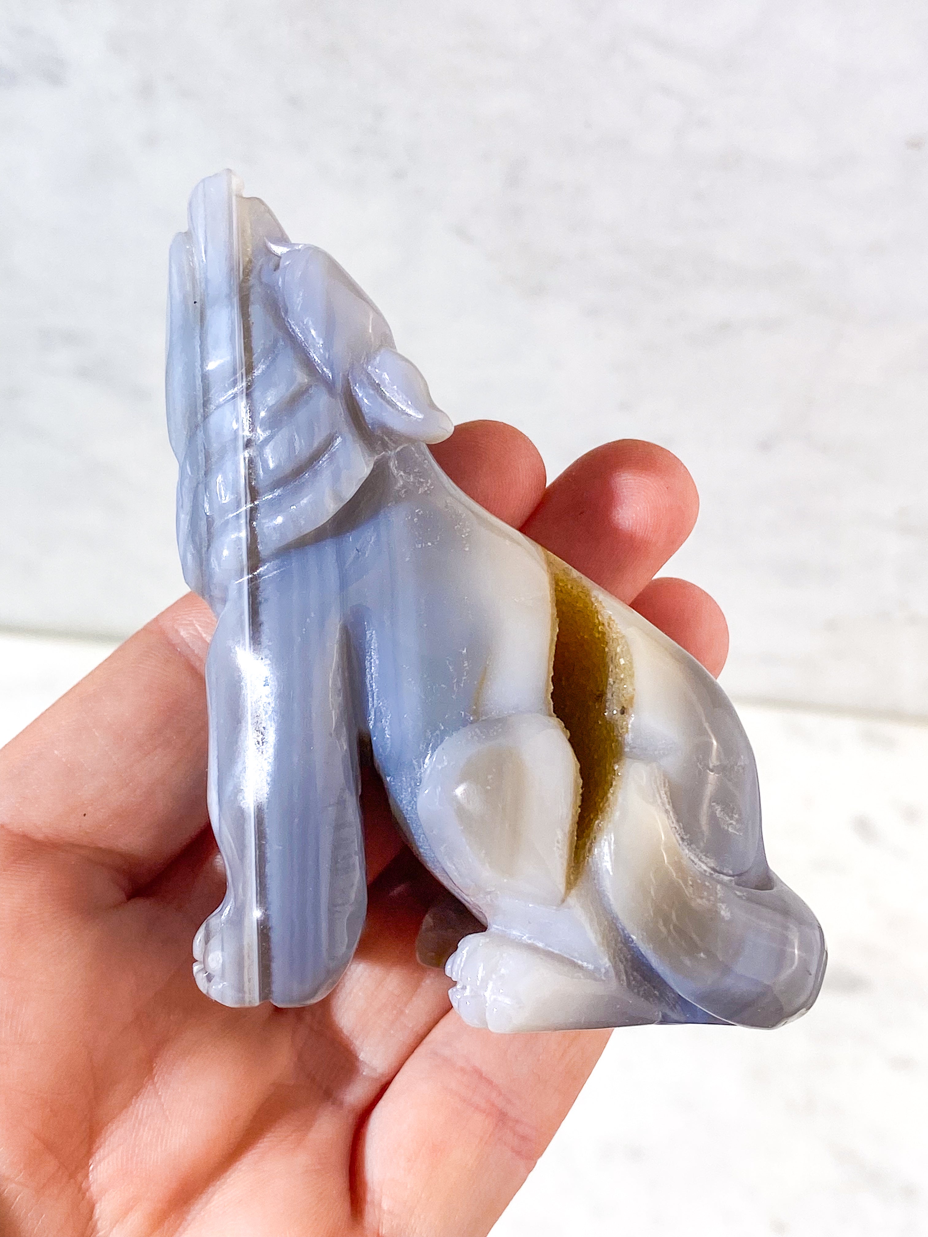 Druzy Agat Ulv (Nr. 15)