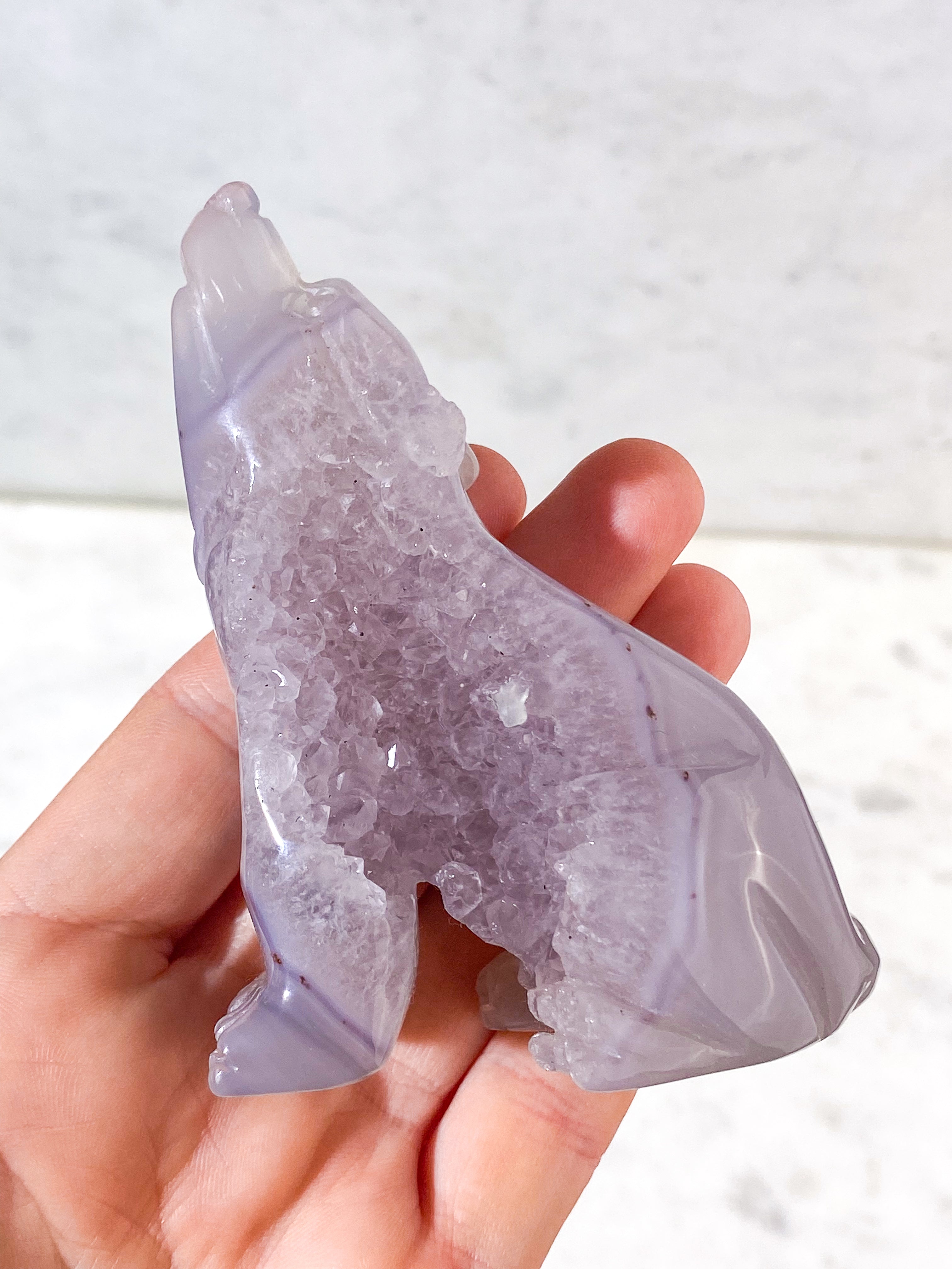 Druzy Agat Ulv (Nr. 16)