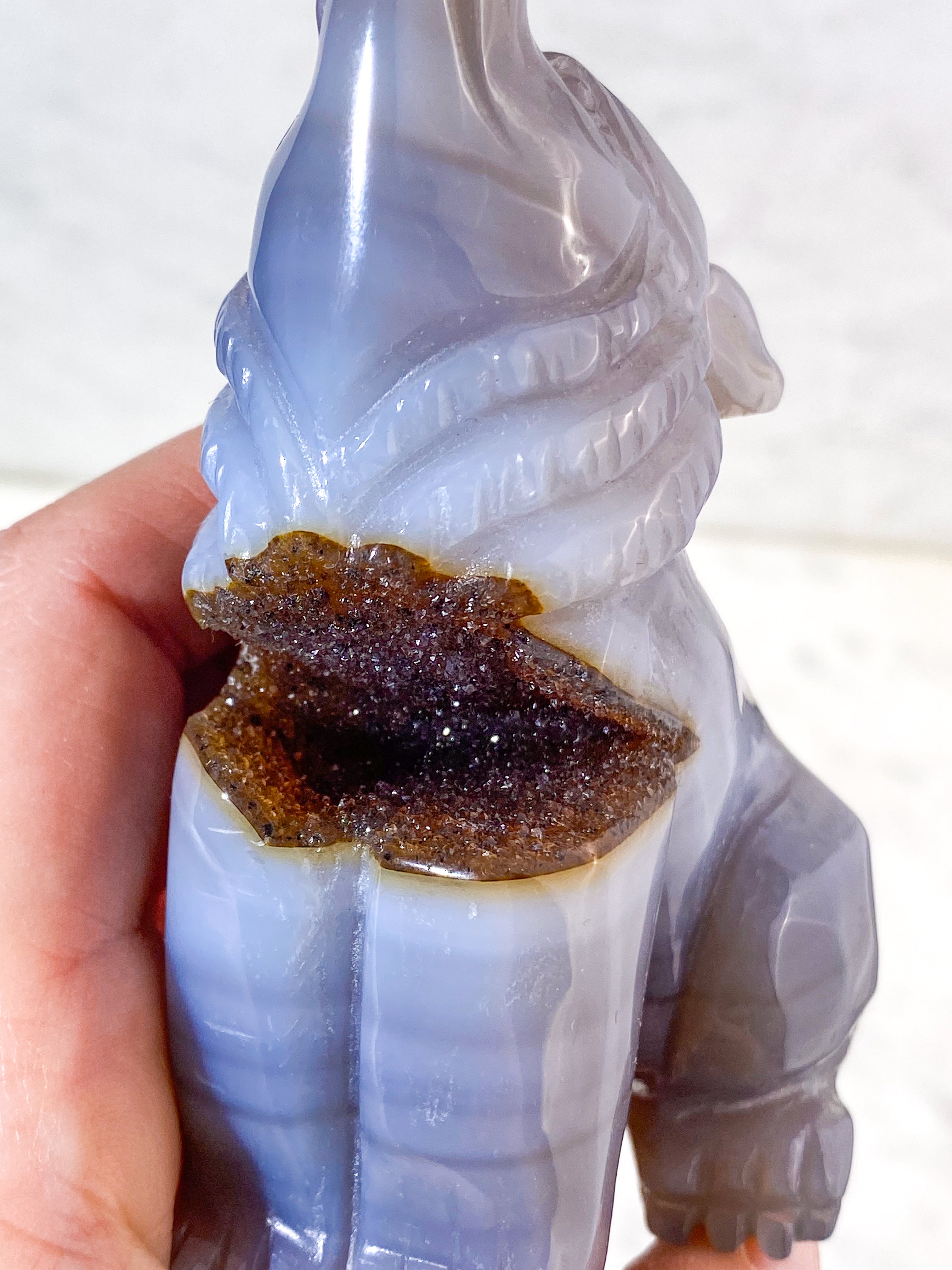 Druzy Agat Ulv (Nr. 20)