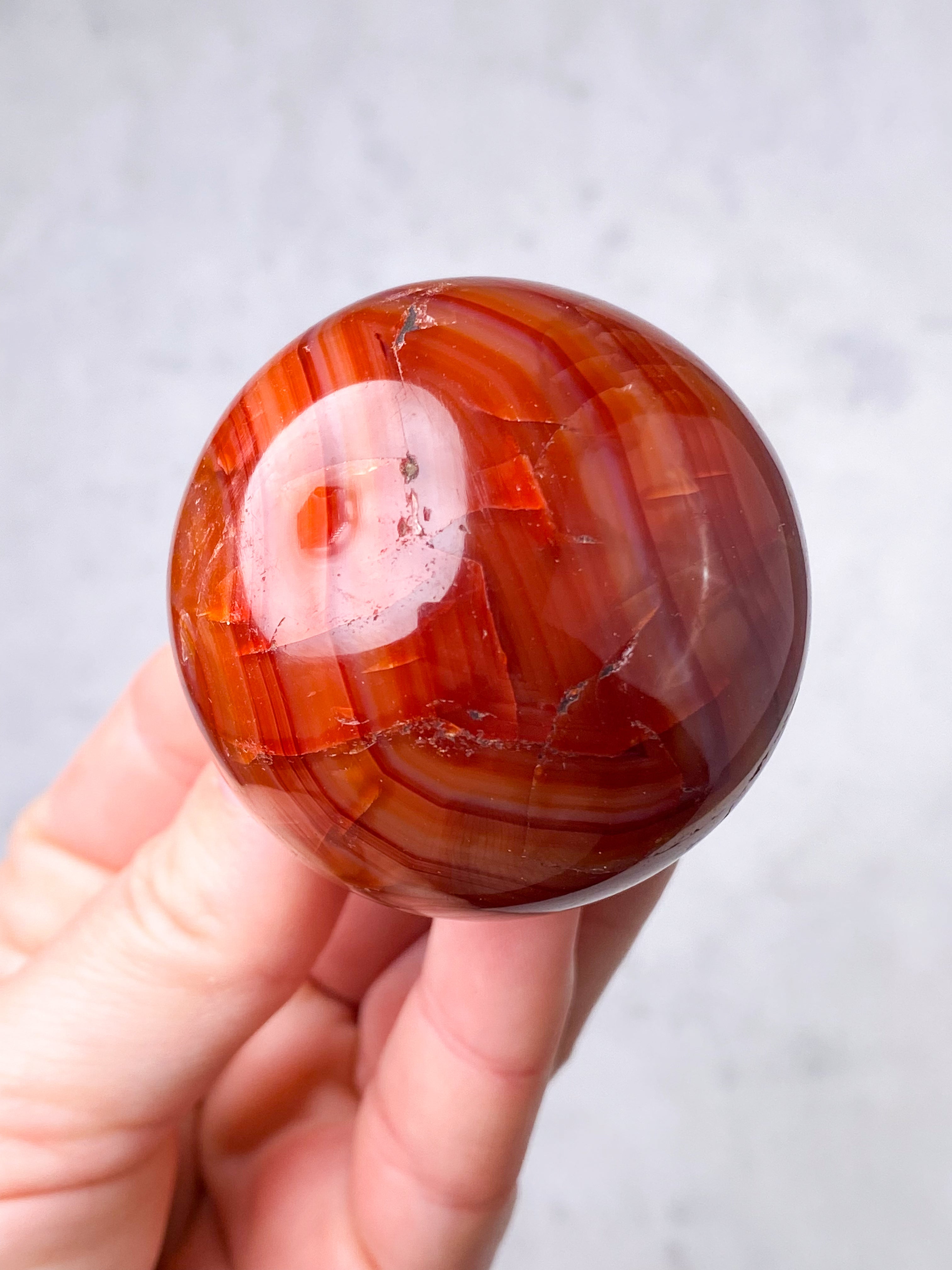 Karneol Kugle (Nr. 9)