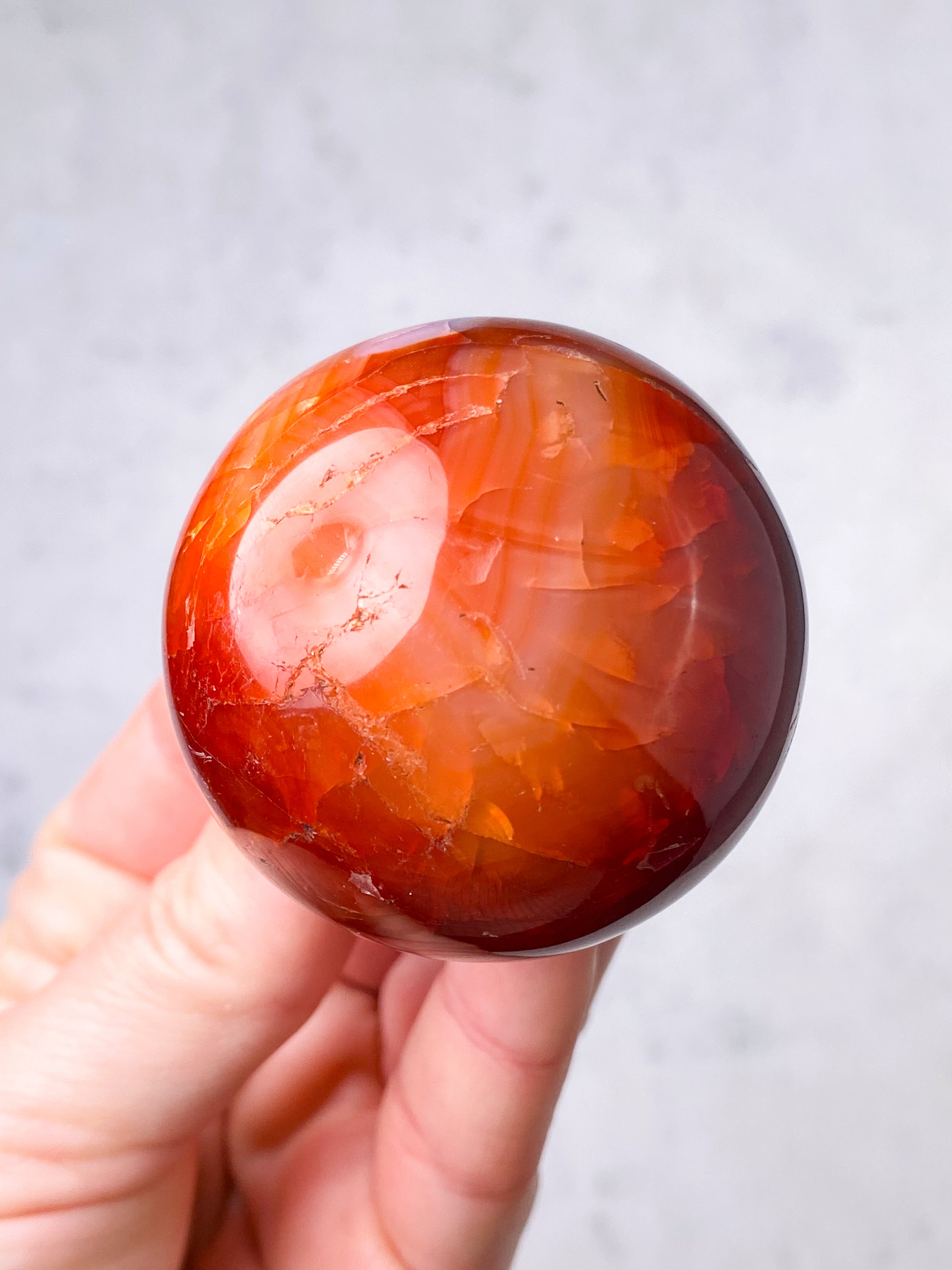 Karneol Kugle (Nr. 12)