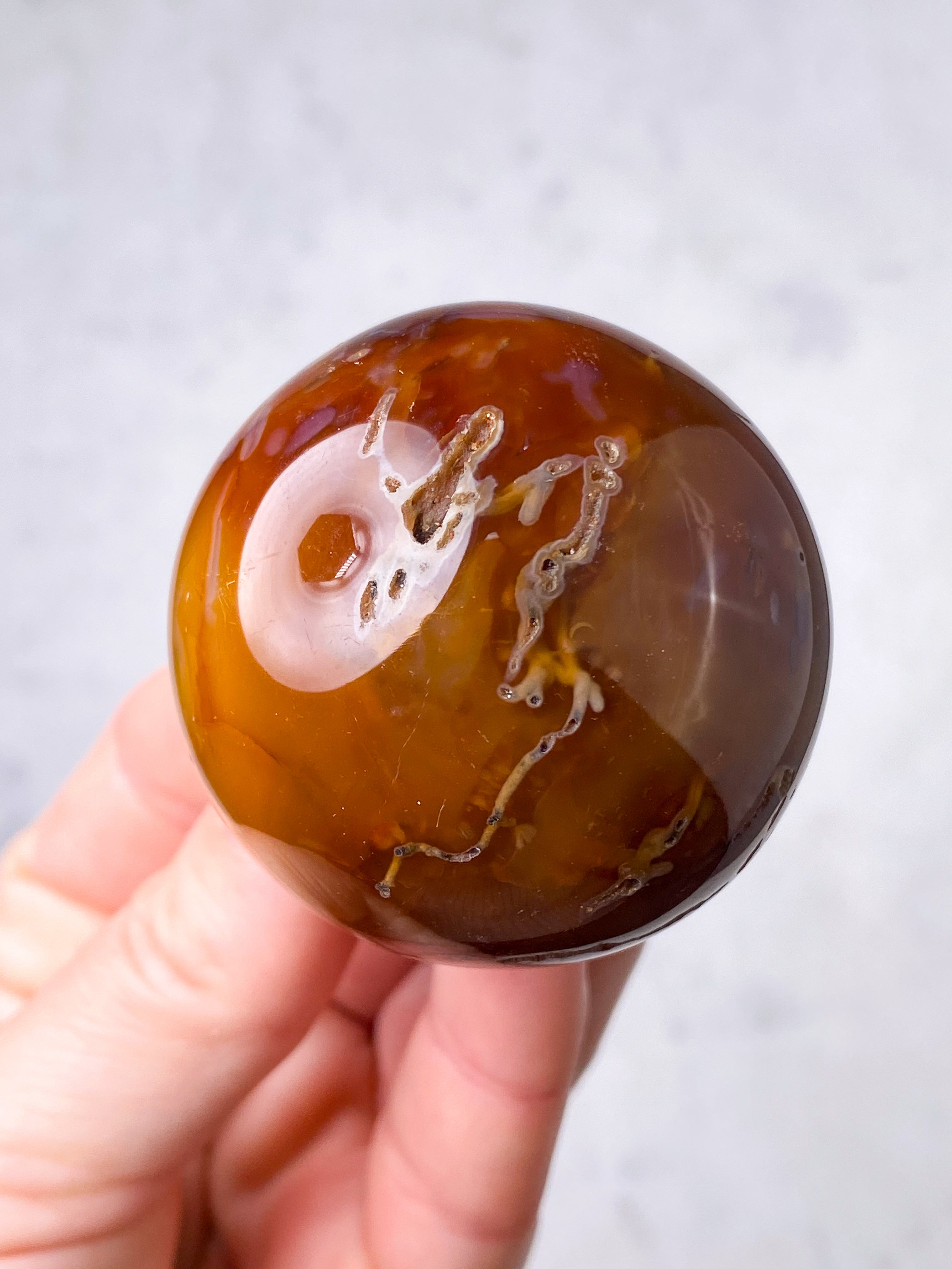 Karneol Kugle (Nr. 13)