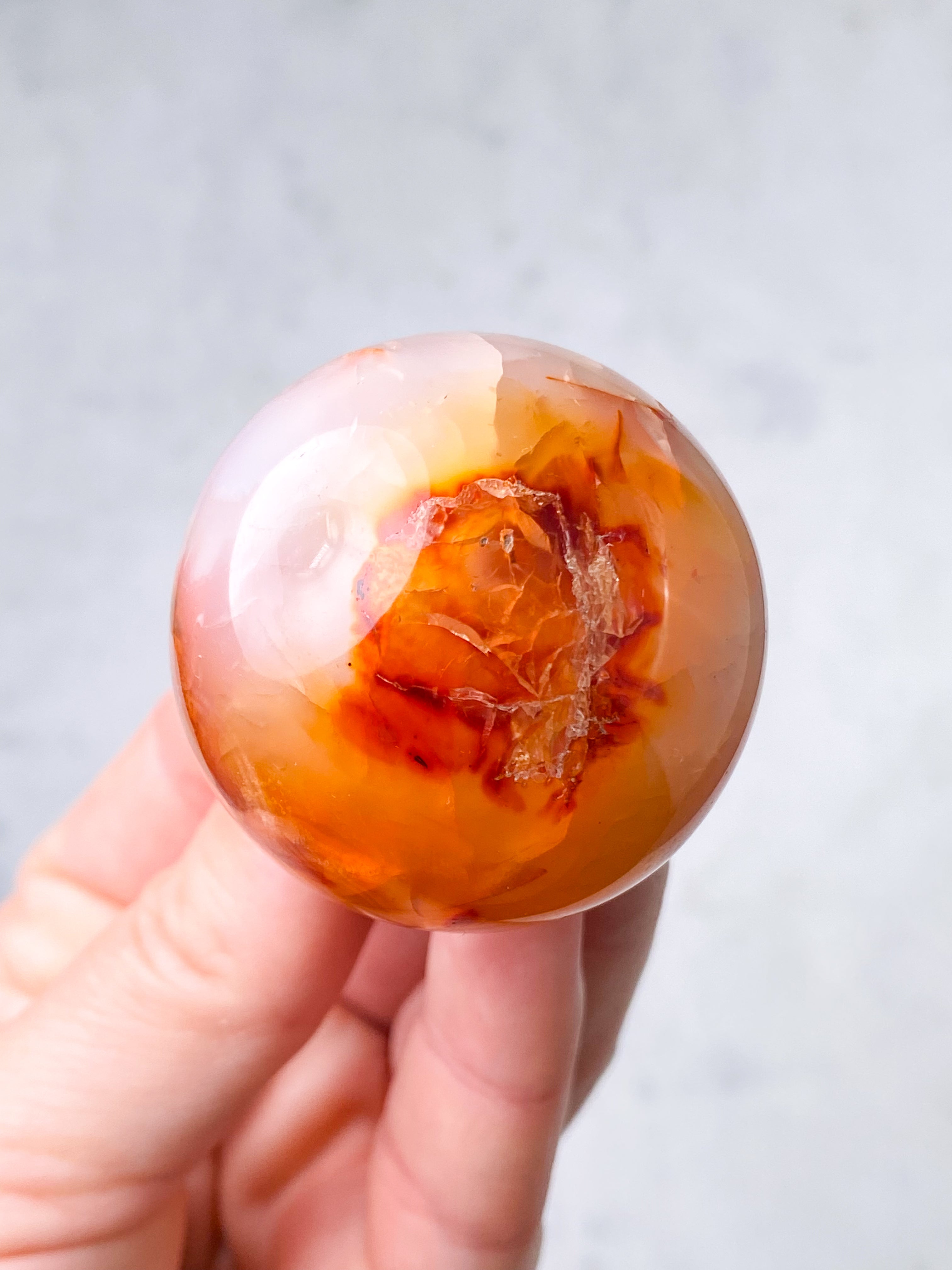 Karneol Kugle (Nr. 15)