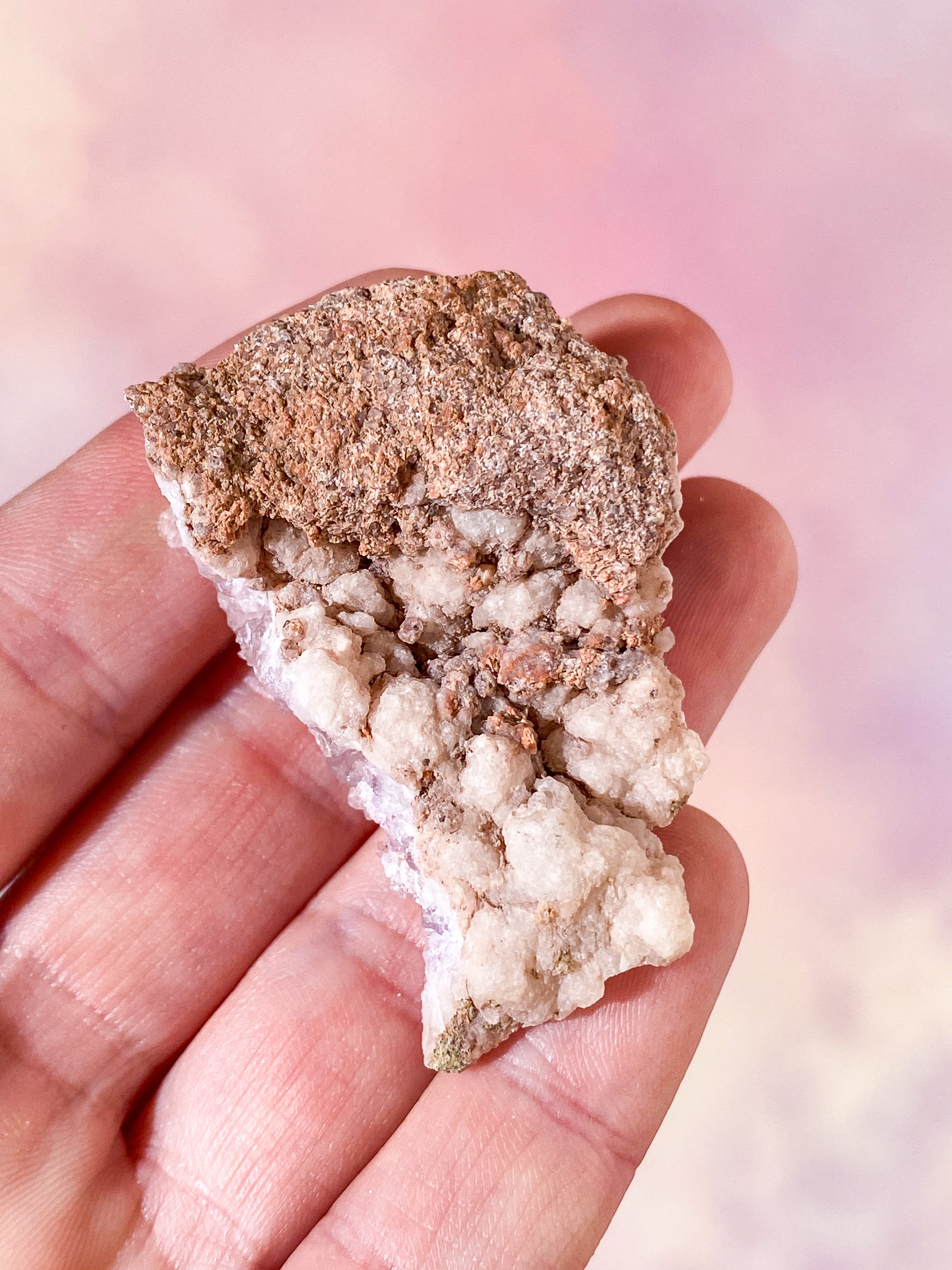 Pink Ametyst Geode (Nr. 2)