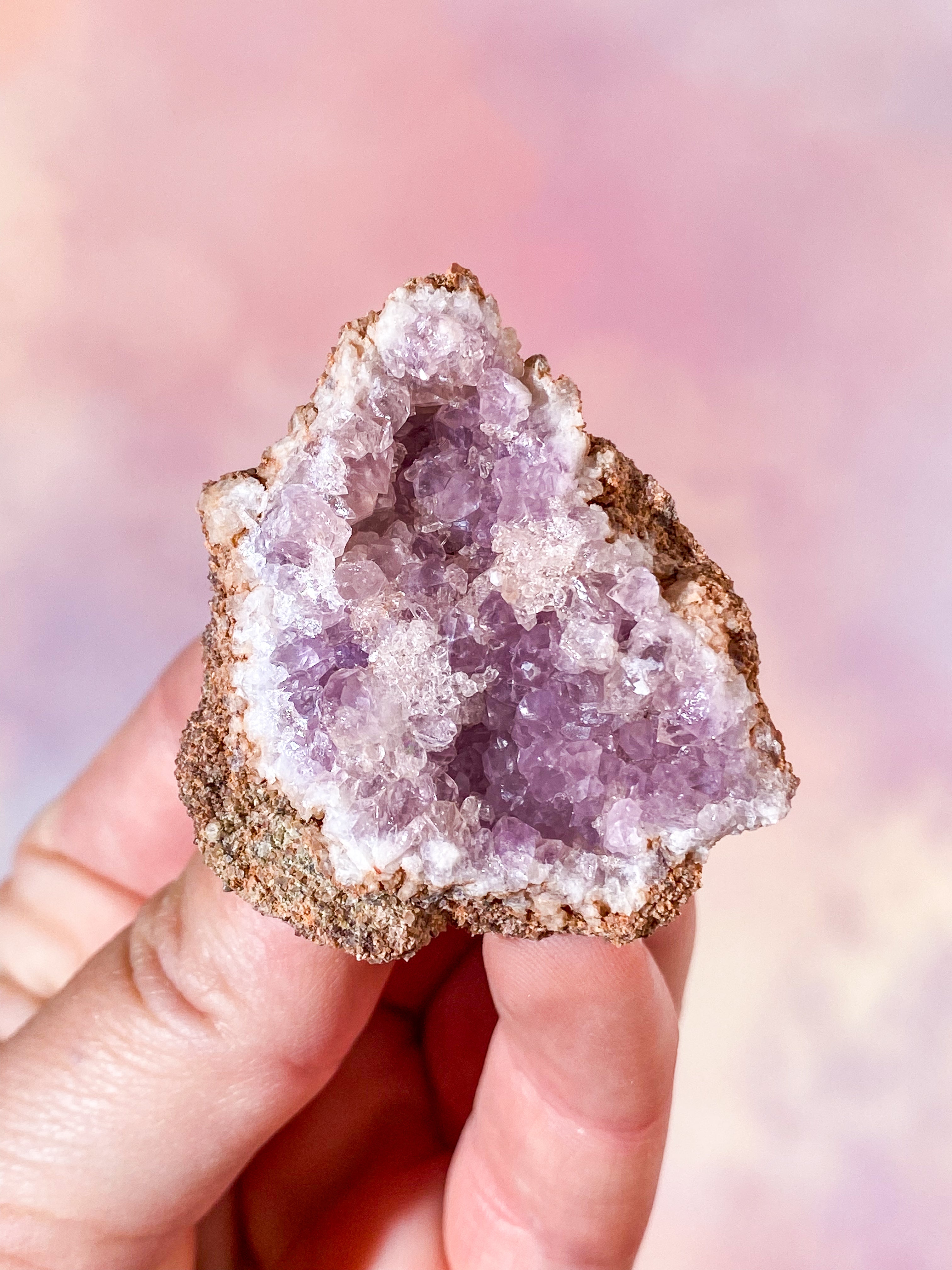 Pink Ametyst Geode (Nr. 16)