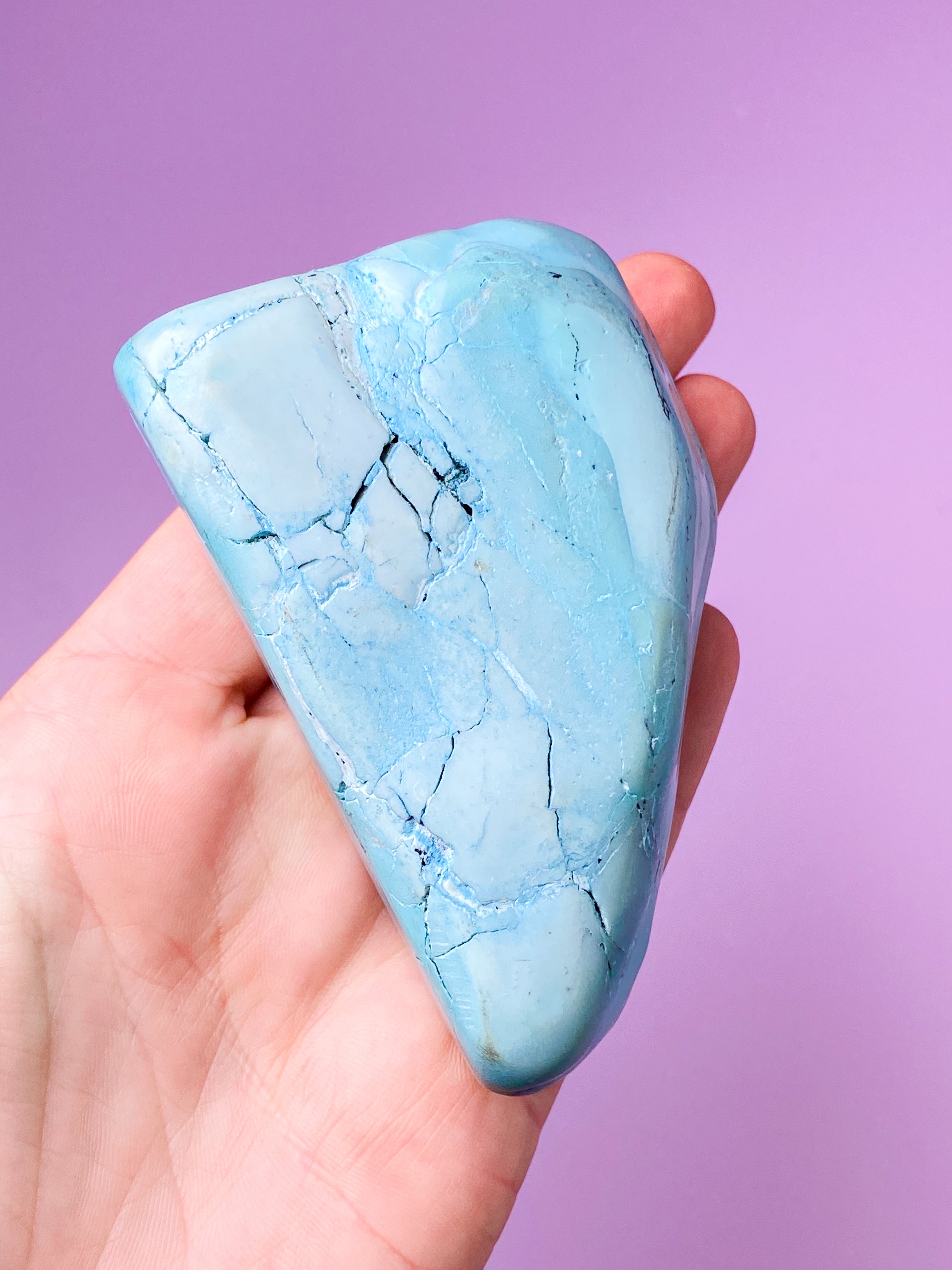 Akva Chrysocolla polerad