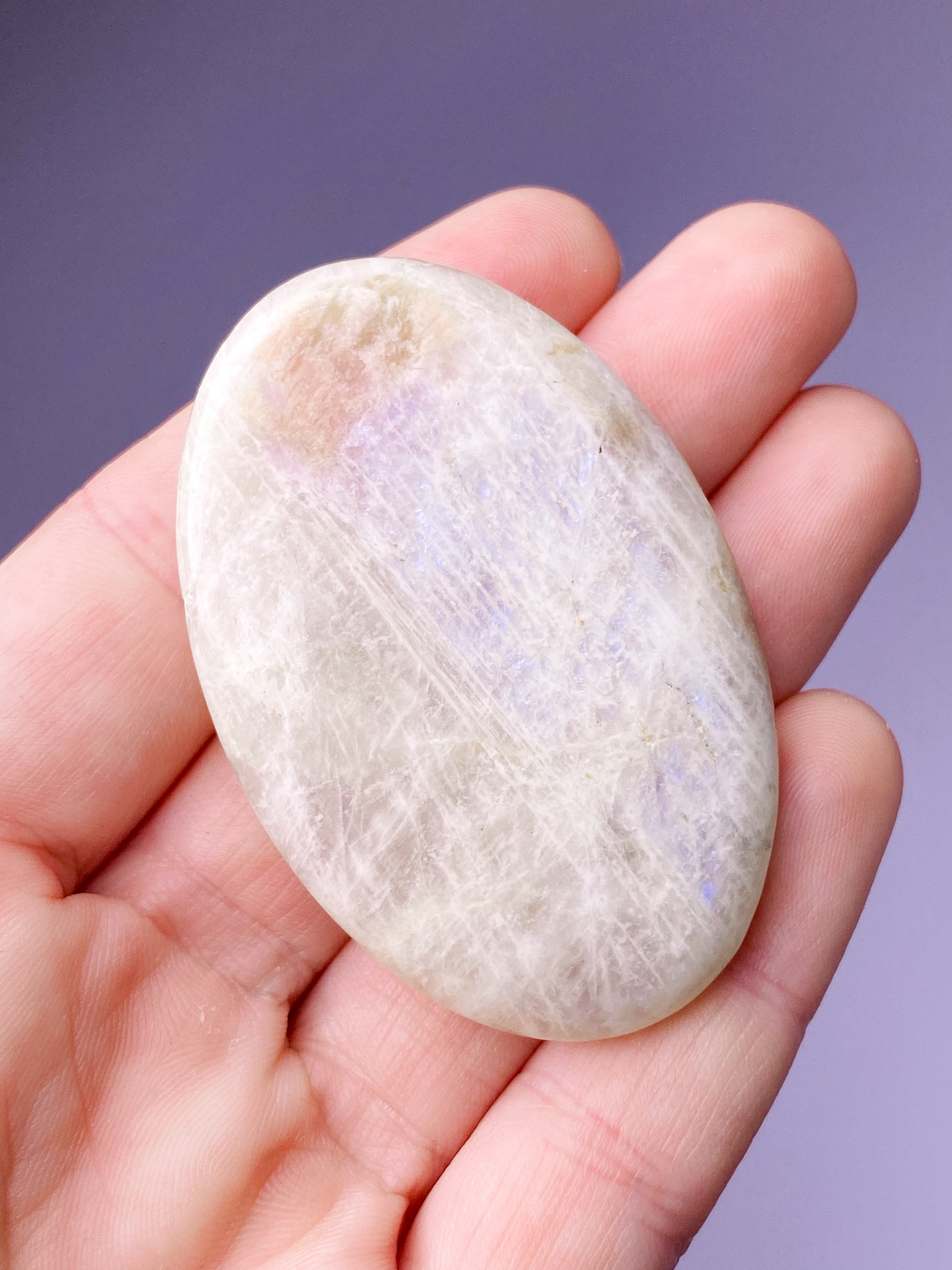Rainbow Moonstone Palmstone
