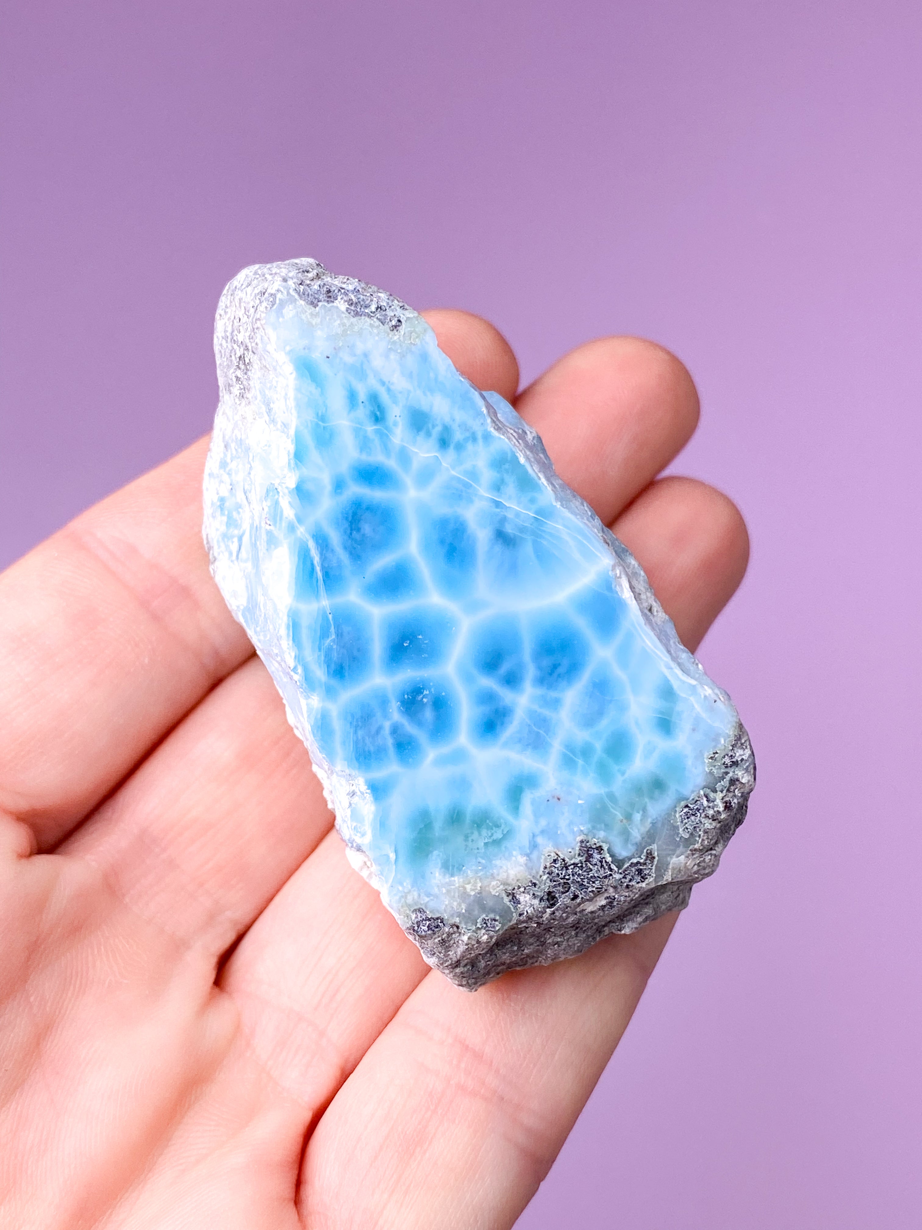 Larimar Semipoleret (Nr. 20)