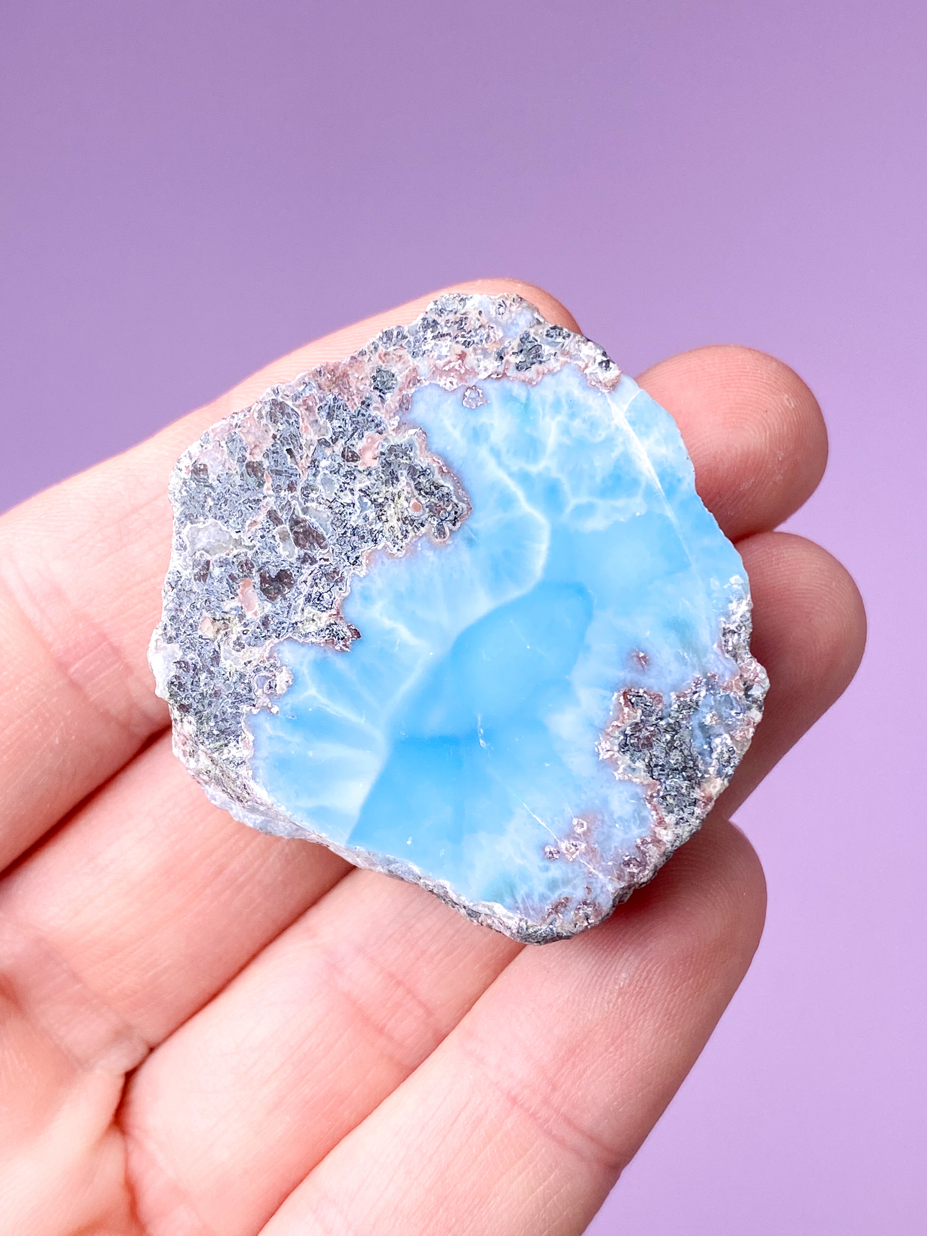 Larimar Semipoleret (Nr. 21)