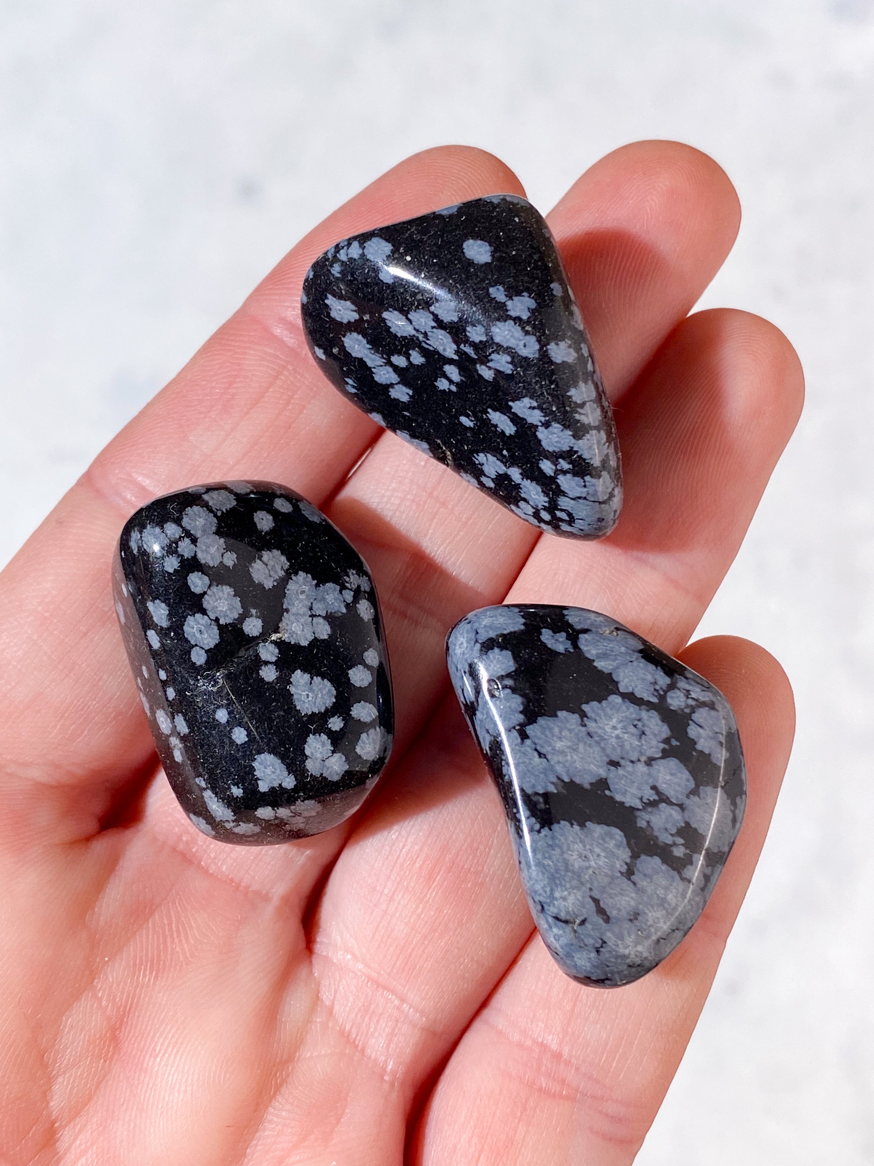 Snefnug Obsidian Poleret
