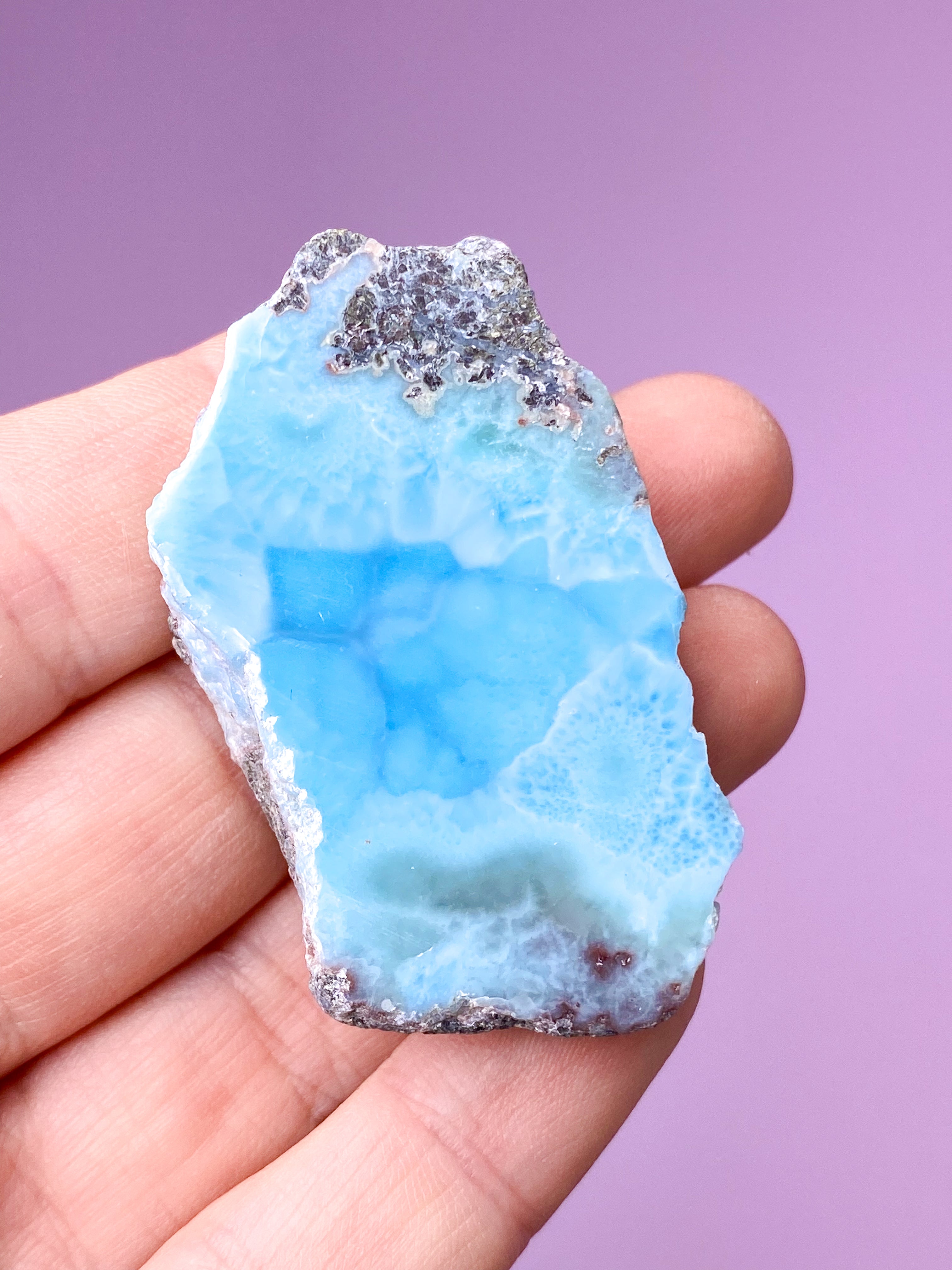 Larimar Semipoleret (Nr. 33)
