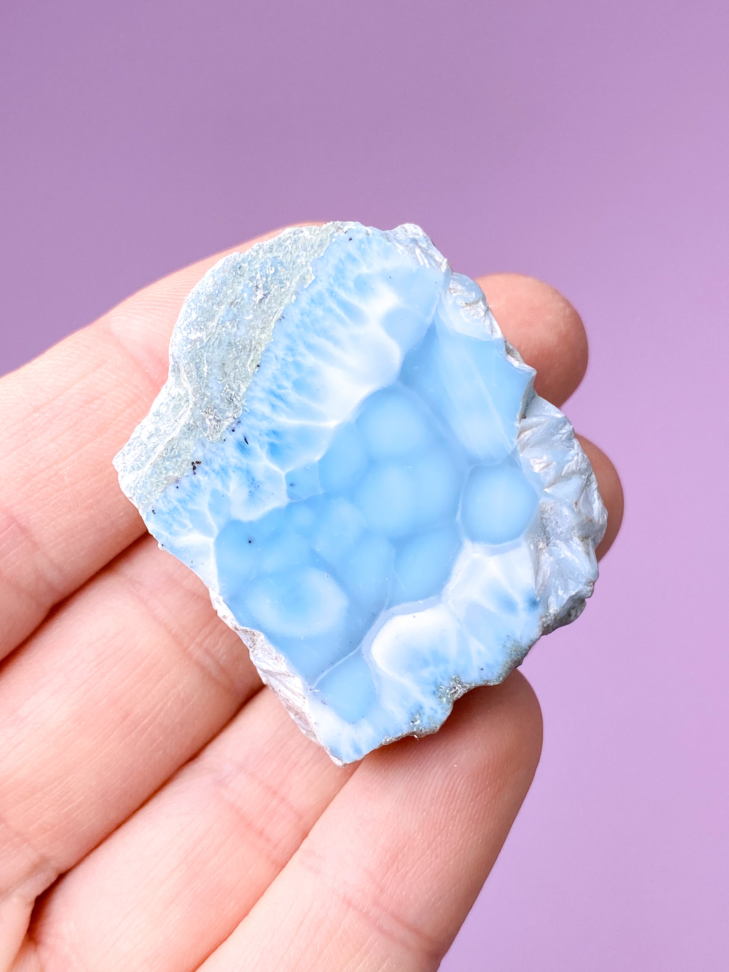 Larimar Semipoleret (Nr. 35)