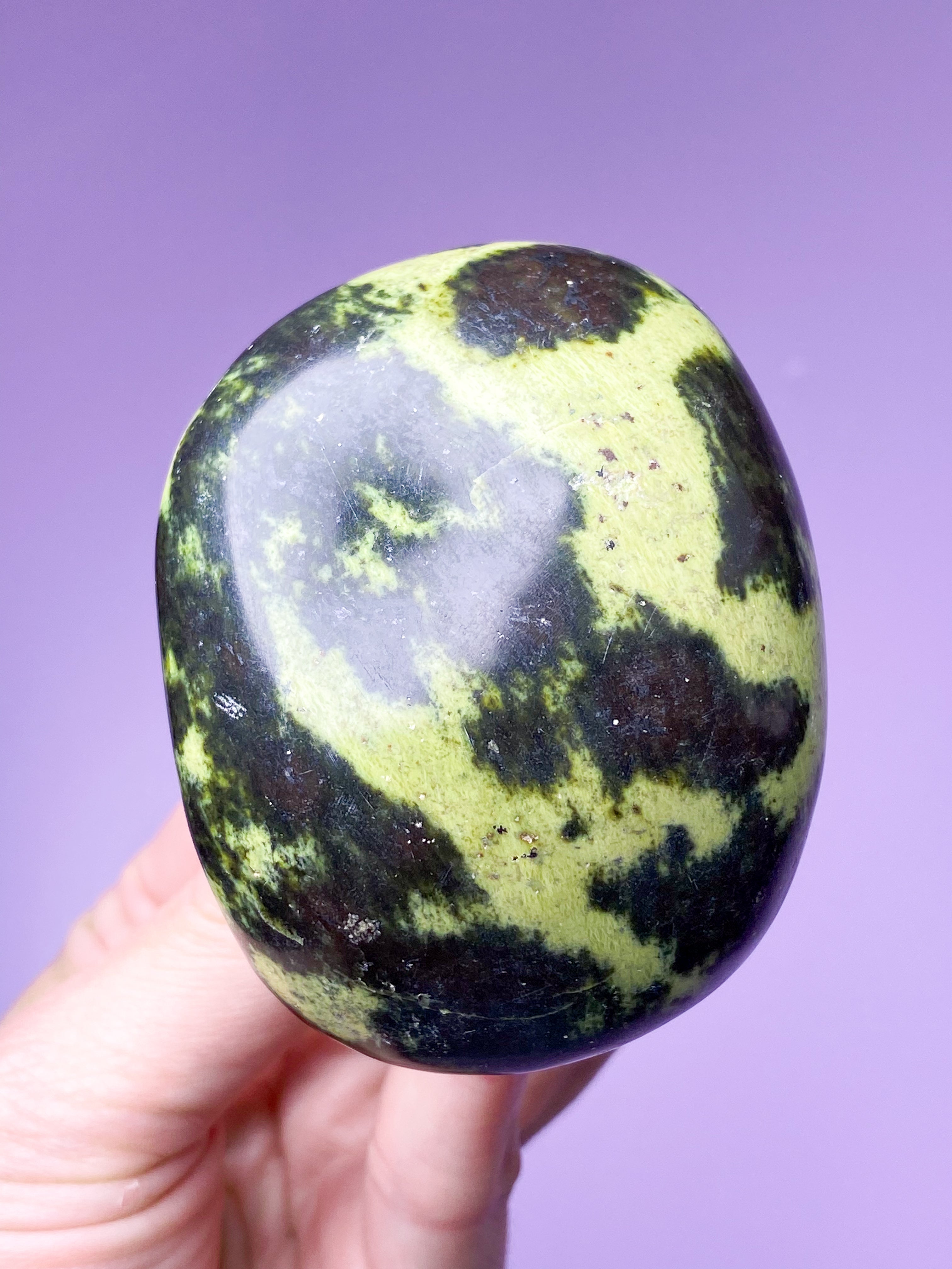 Leopard Serpentin Palmstone (Nr. 4)