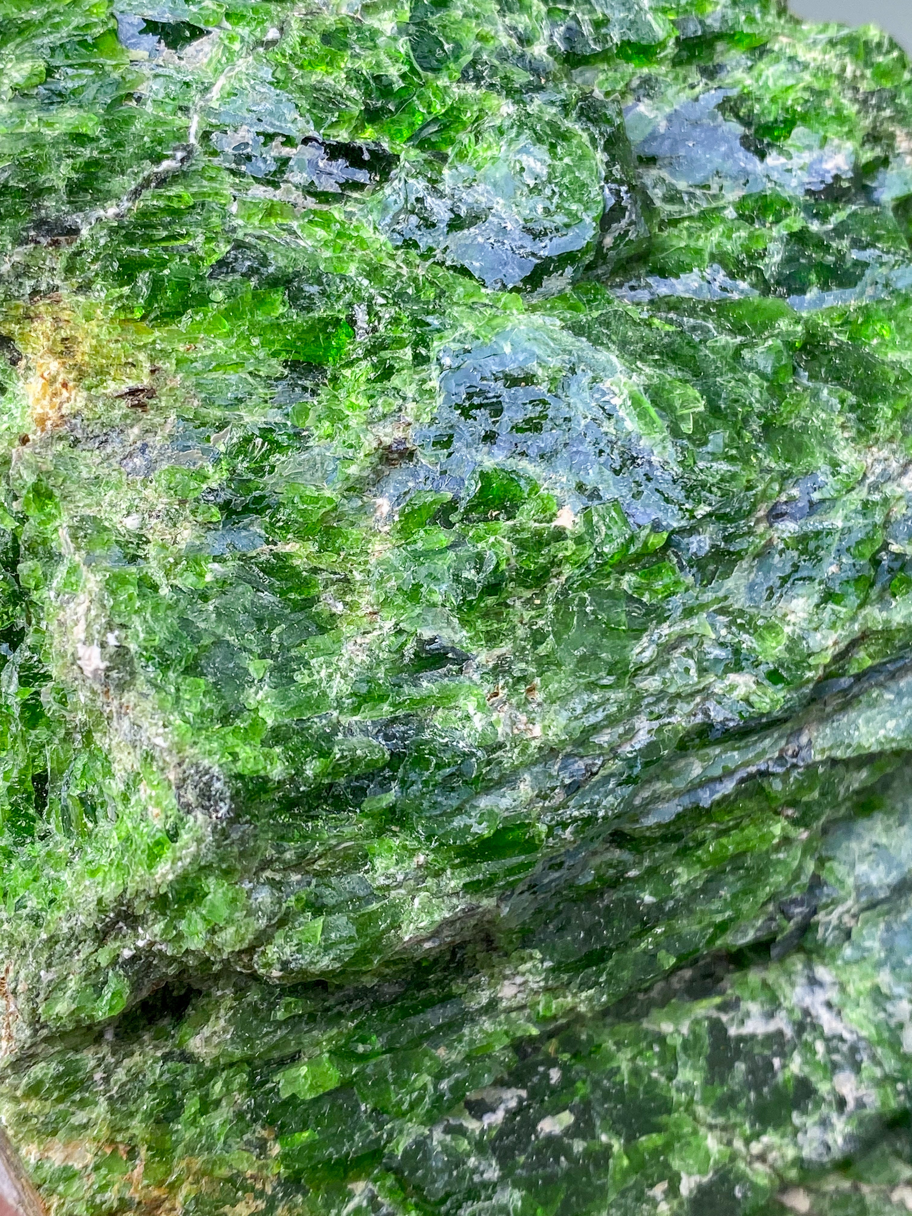 Kæmpe Chrom Diopsid Rå (Nr. 24)