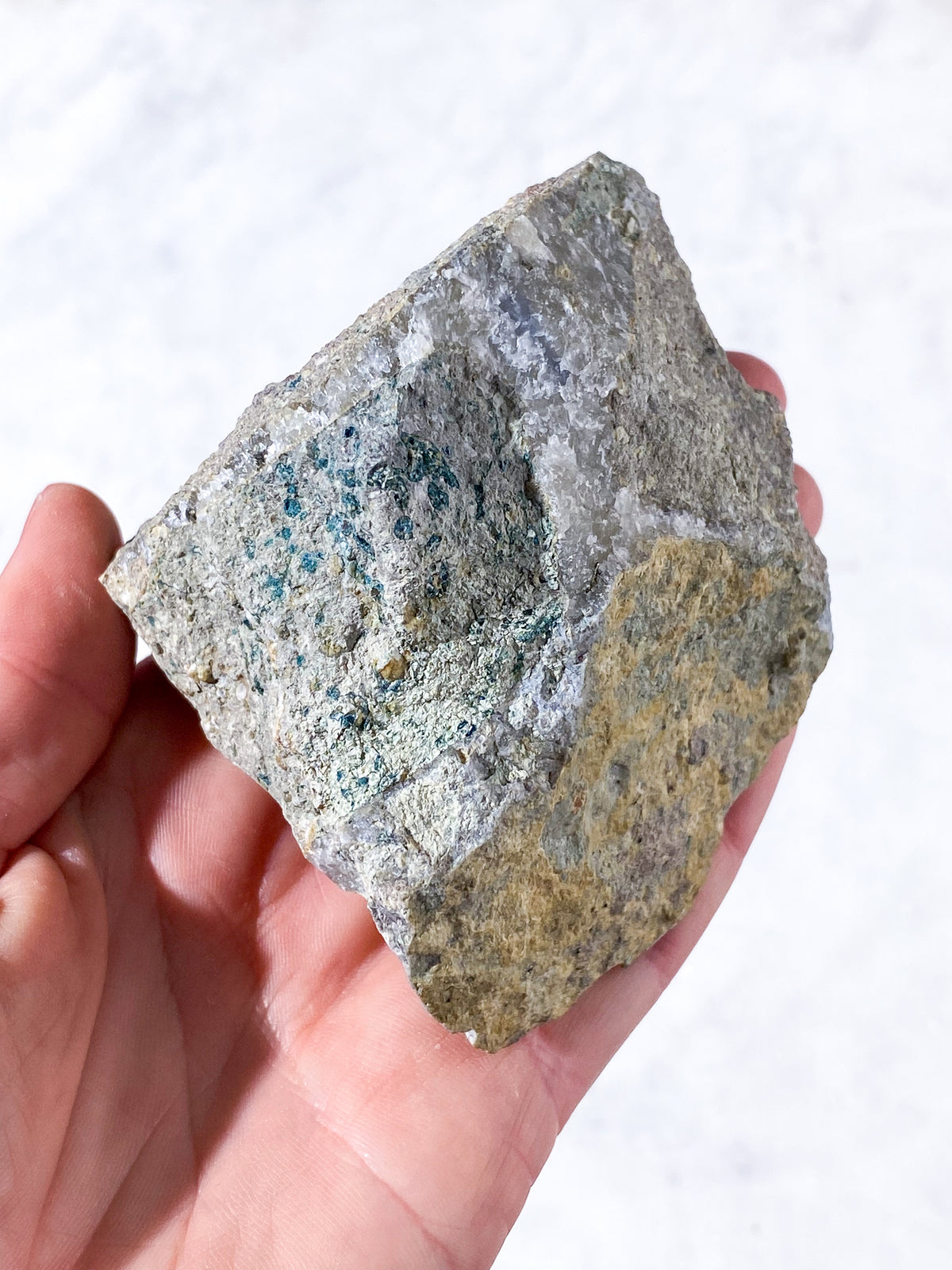 Druzy Blonde Agat Rå (Nr. 22)
