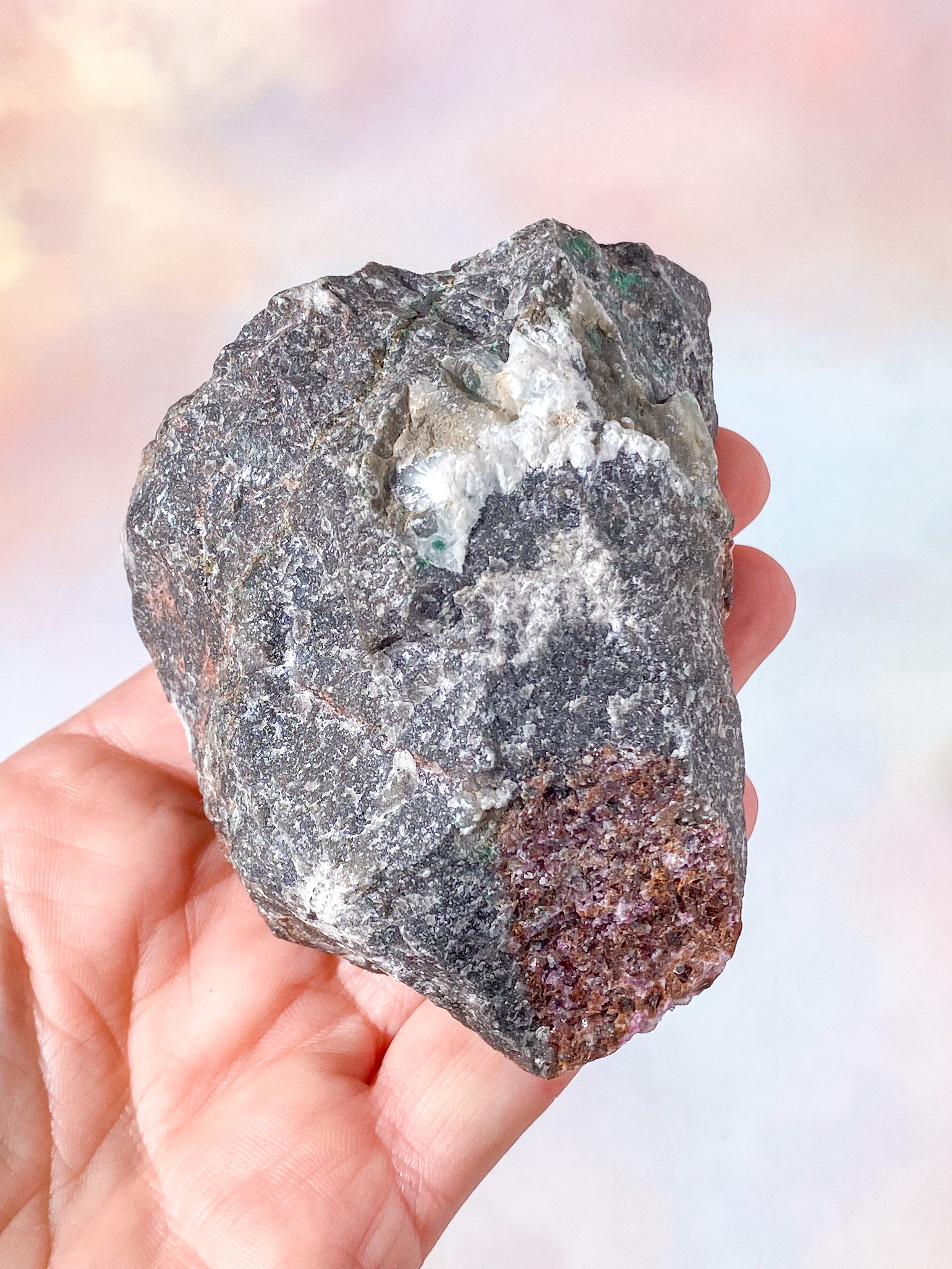 Druzy Cobalto Calcit Klynge (Nr. 32)