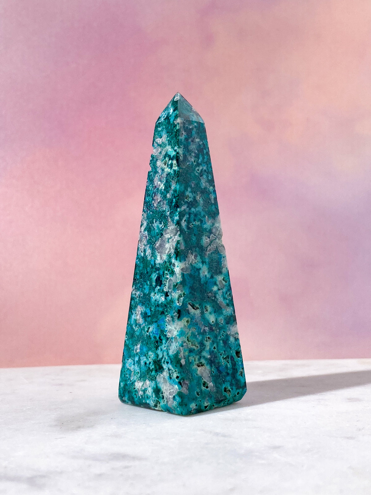 Chrysocolla & Malakit Tårn (Nr. 1)
