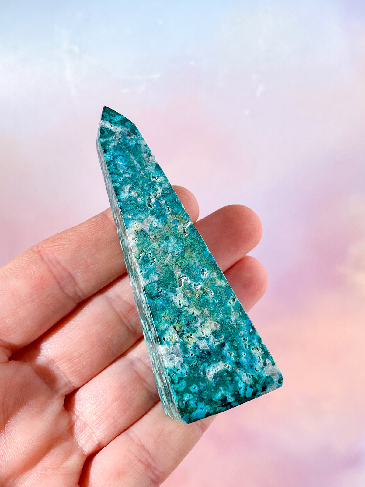 Chrysocolla & Malakit Tårn (Nr. 1)