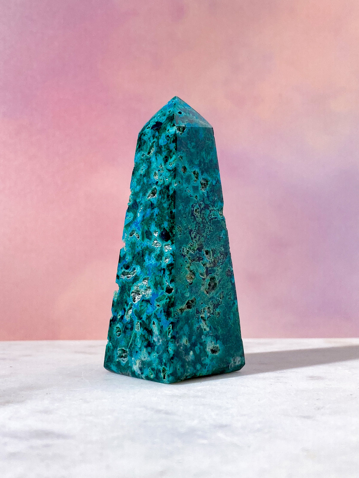 Chrysocolla & Malakit Tårn (Nr. 2)