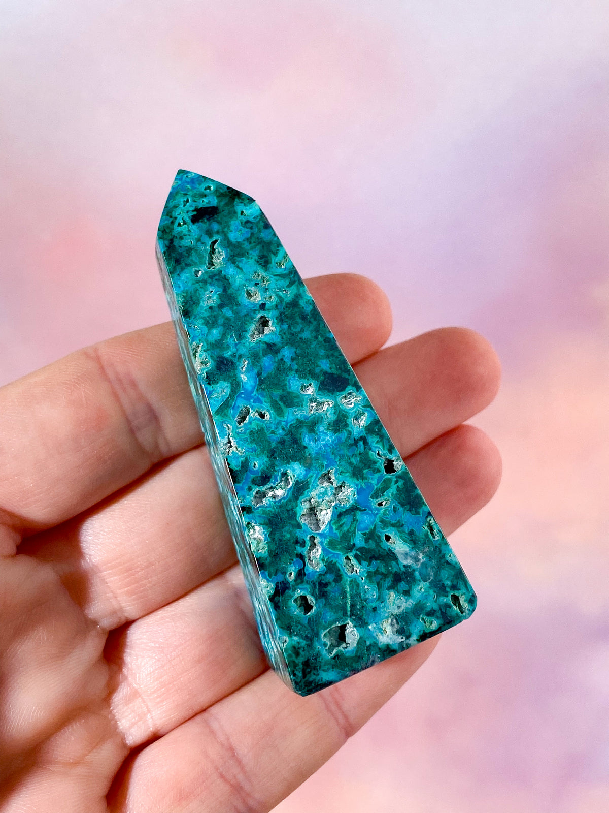 Chrysocolla & Malakit Tårn (Nr. 2)