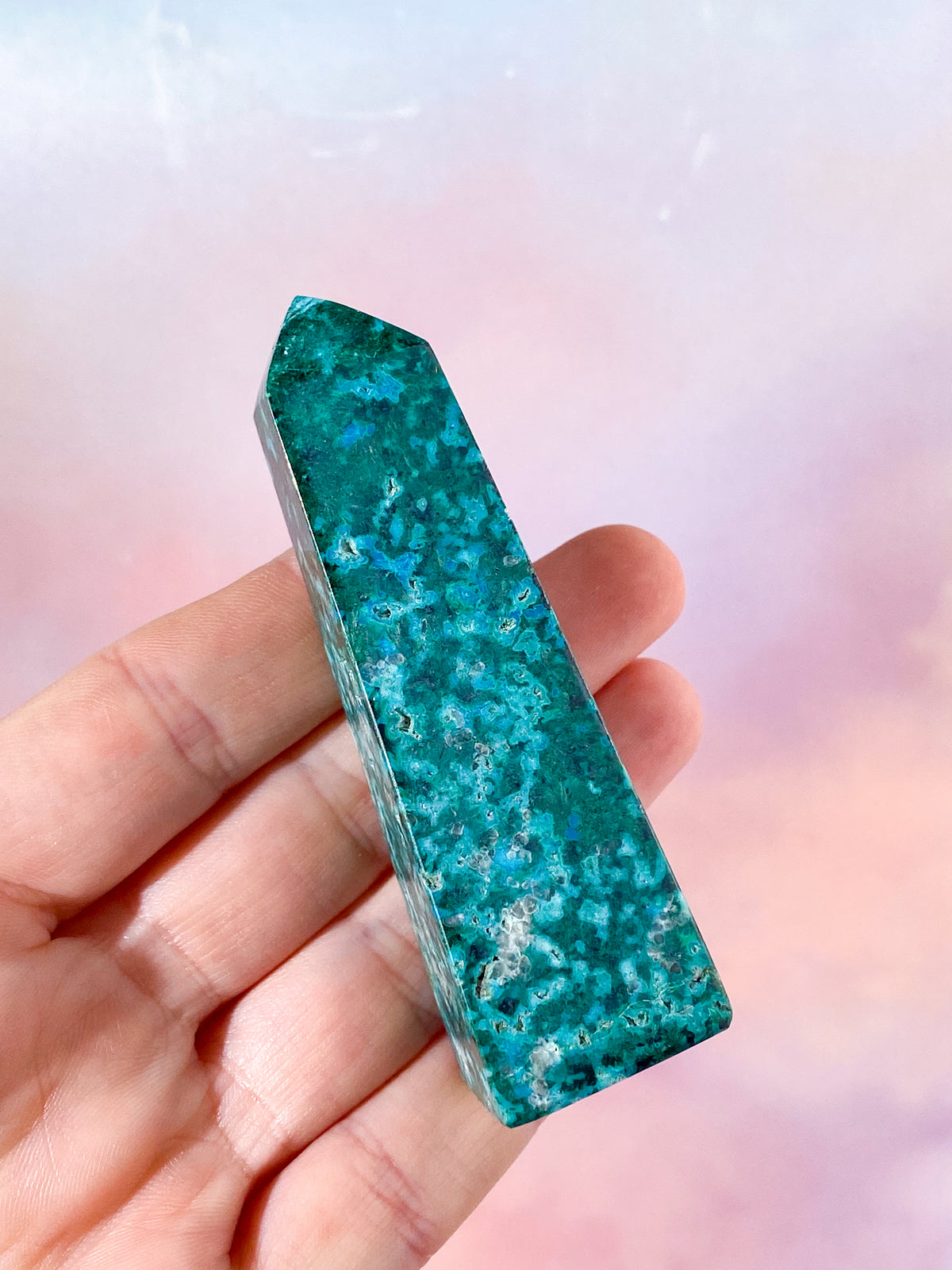 Chrysocolla & Malakit Tårn (Nr. 3)