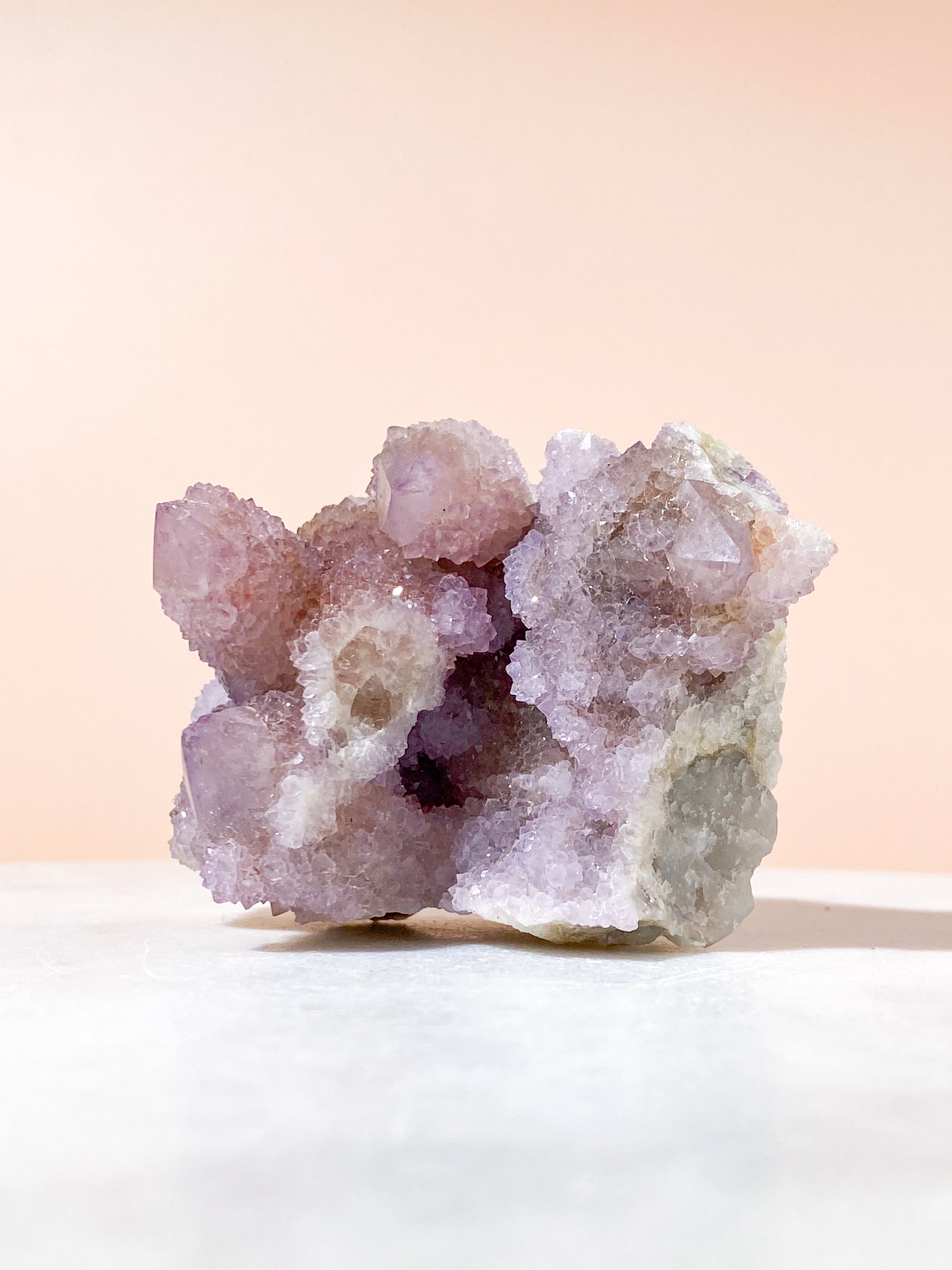 Lille Spirit Quartz Ametyst Klynge (Nr. 9)