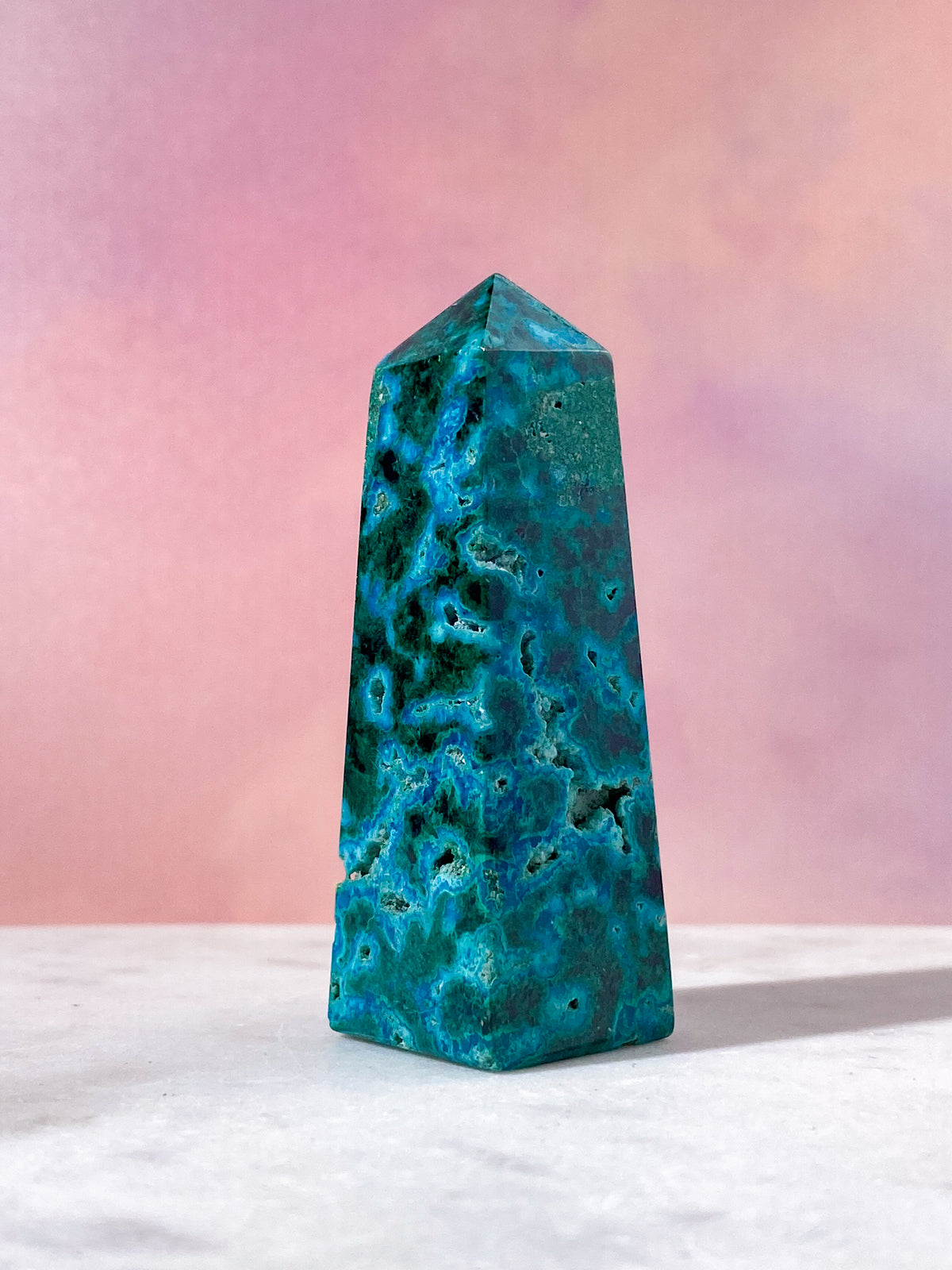 Chrysocolla & Malakit Tårn (Nr. 5)