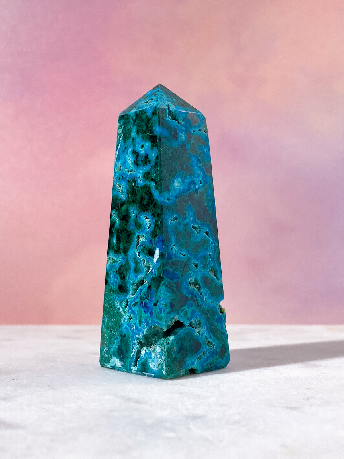Chrysocolla & Malakit Tårn (Nr. 5)