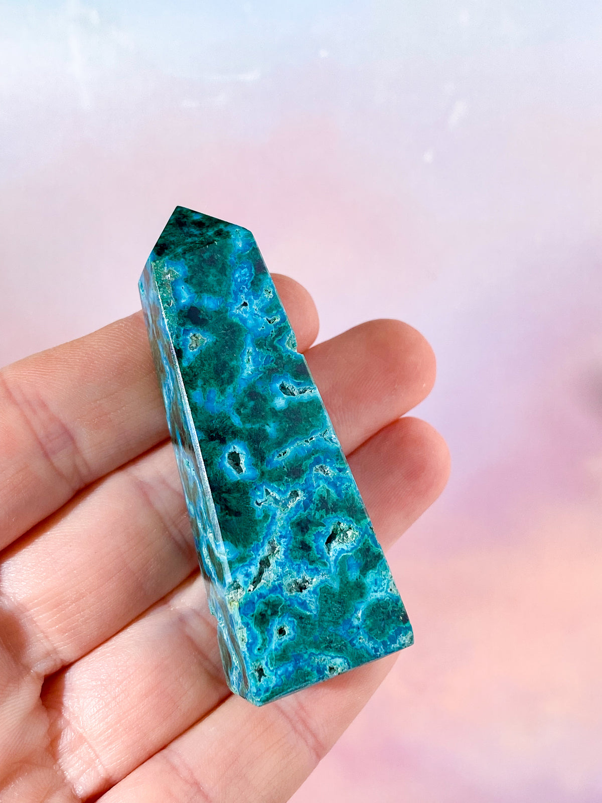 Chrysocolla & Malakit Tårn (Nr. 5)