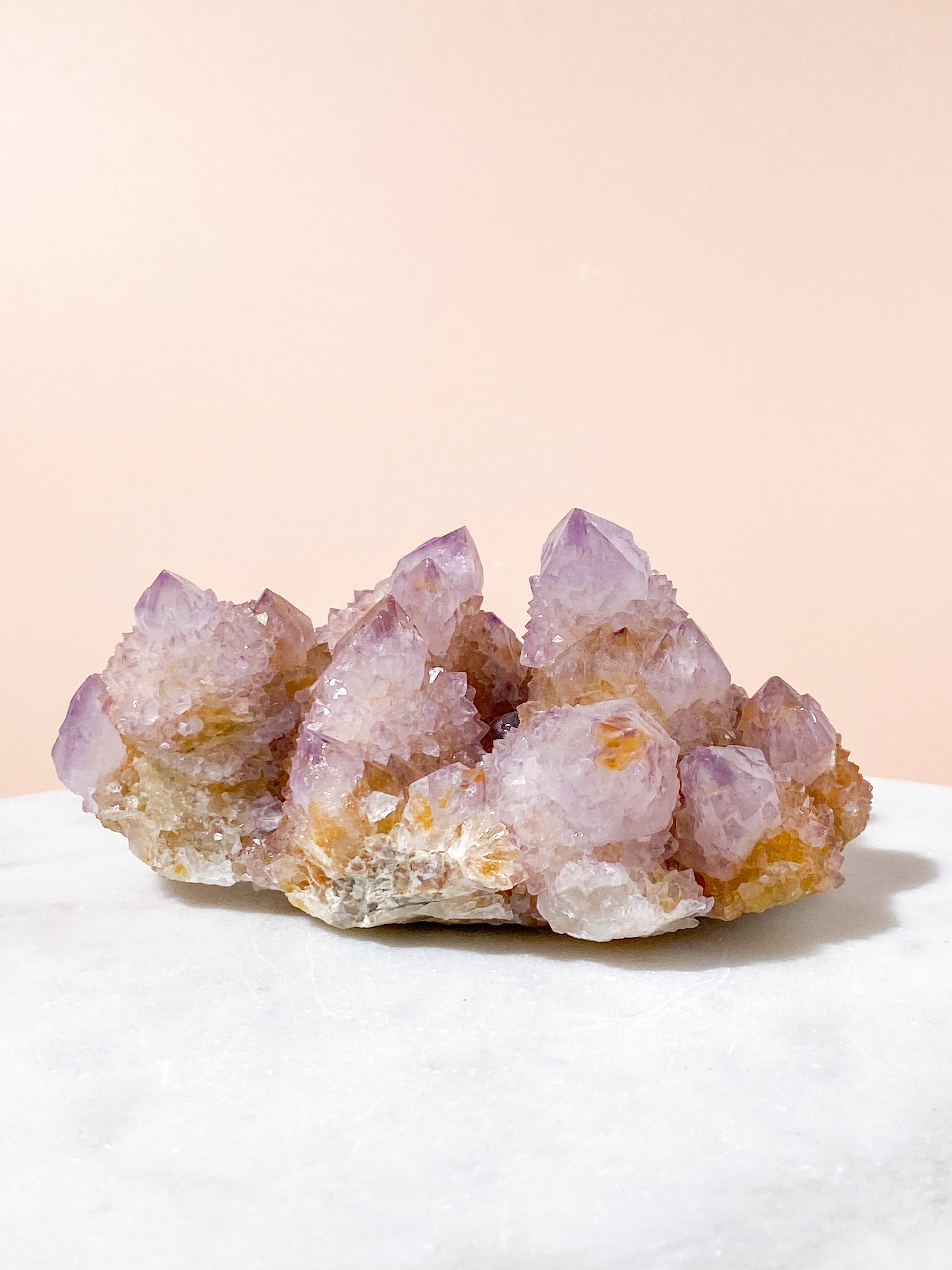 Mellem Spirit Quartz Ametyst Klynge (Nr. 17)