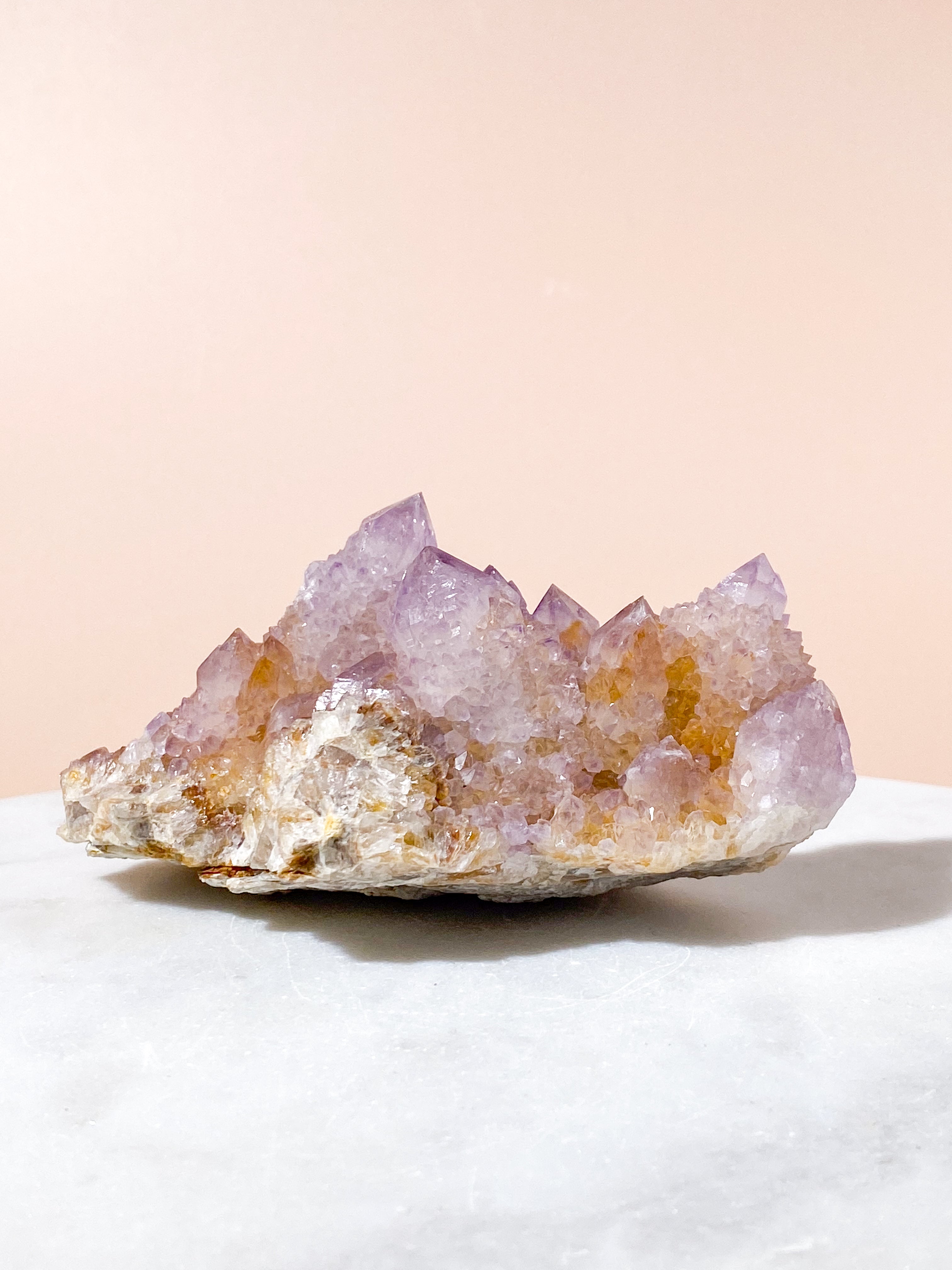 Mellem Spirit Quartz Ametyst Klynge (Nr. 17)