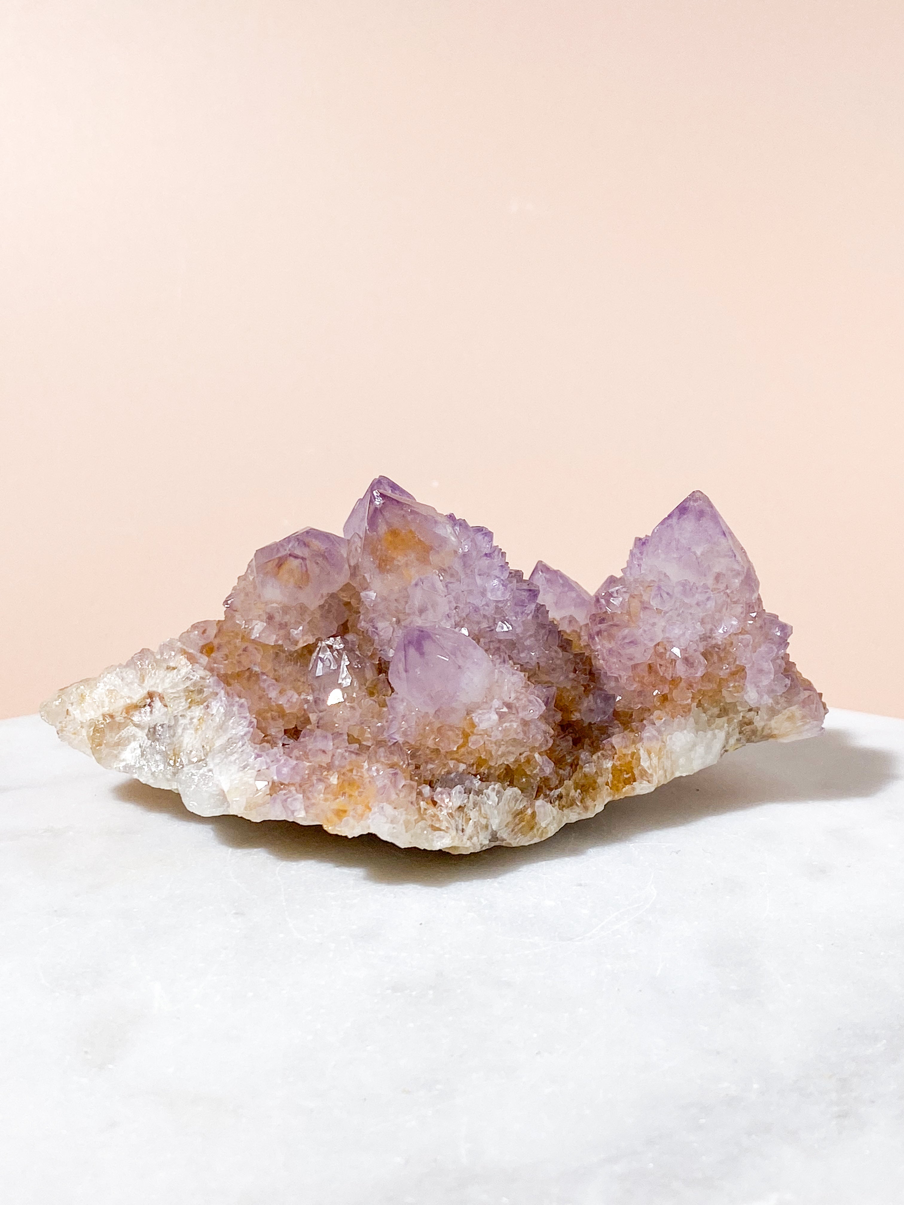 Mellem Spirit Quartz Ametyst Klynge (Nr. 18)