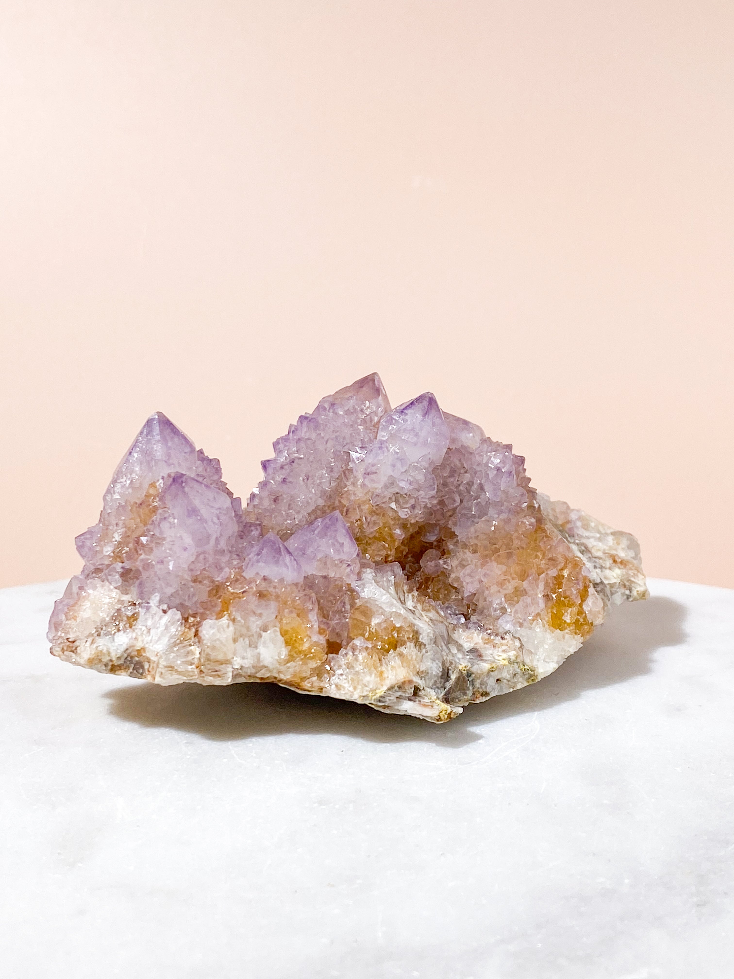 Mellem Spirit Quartz Ametyst Klynge (Nr. 18)