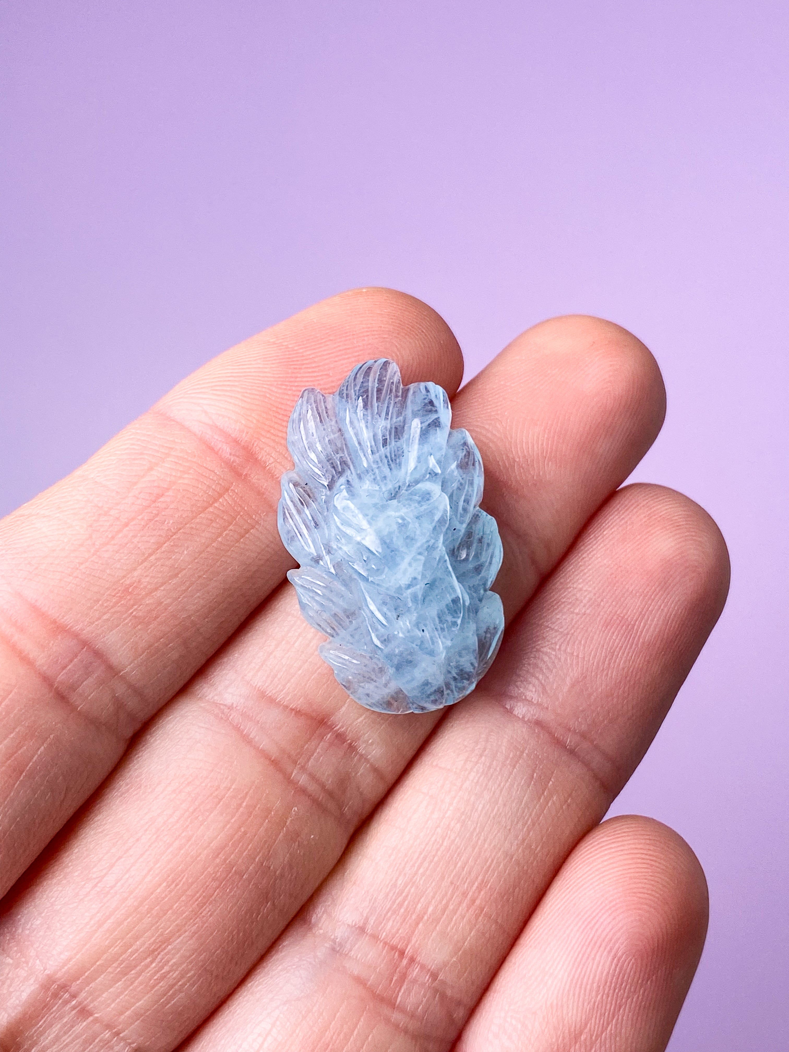 Håndskåret Morganit Ræv (Nr. 4) Eksklusiv Kvalitet