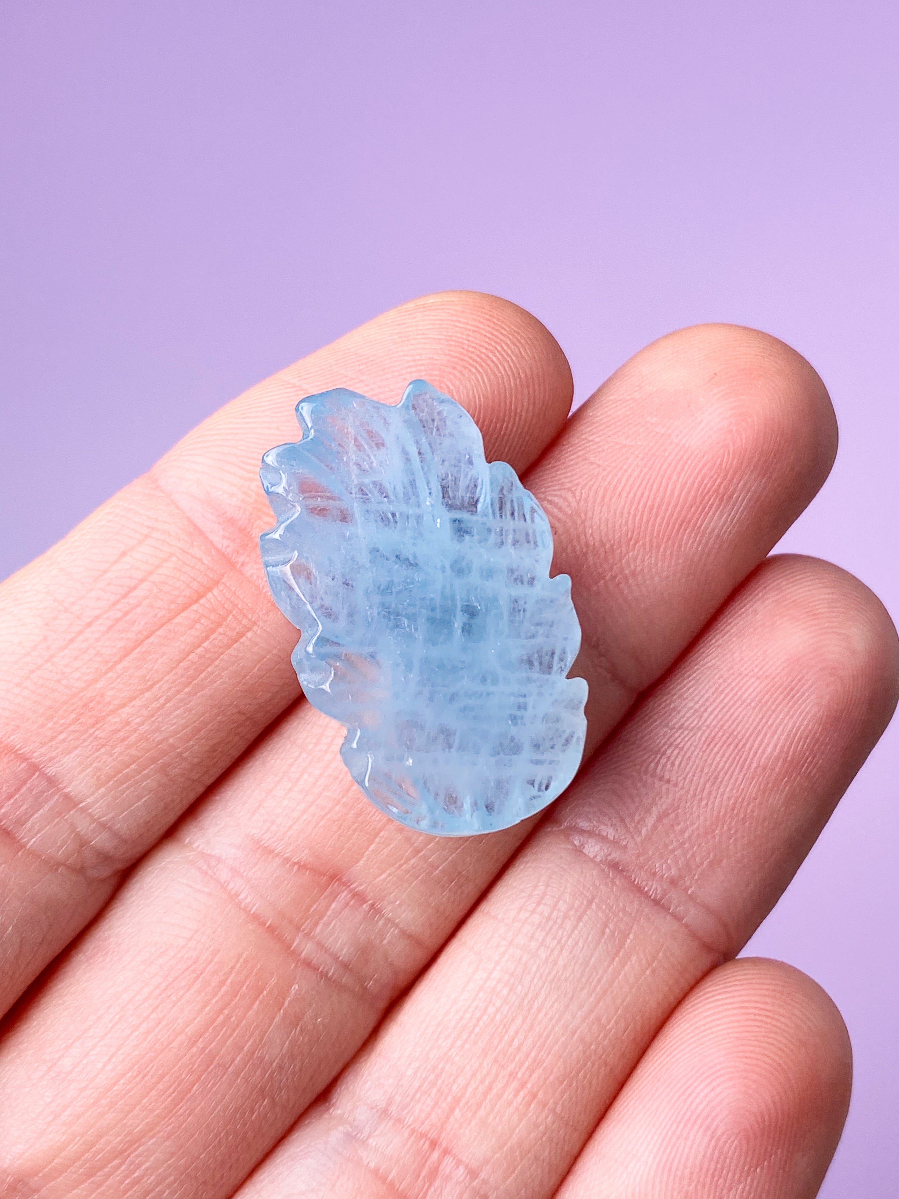 Håndskåret Morganit Ræv (Nr. 4) Eksklusiv Kvalitet