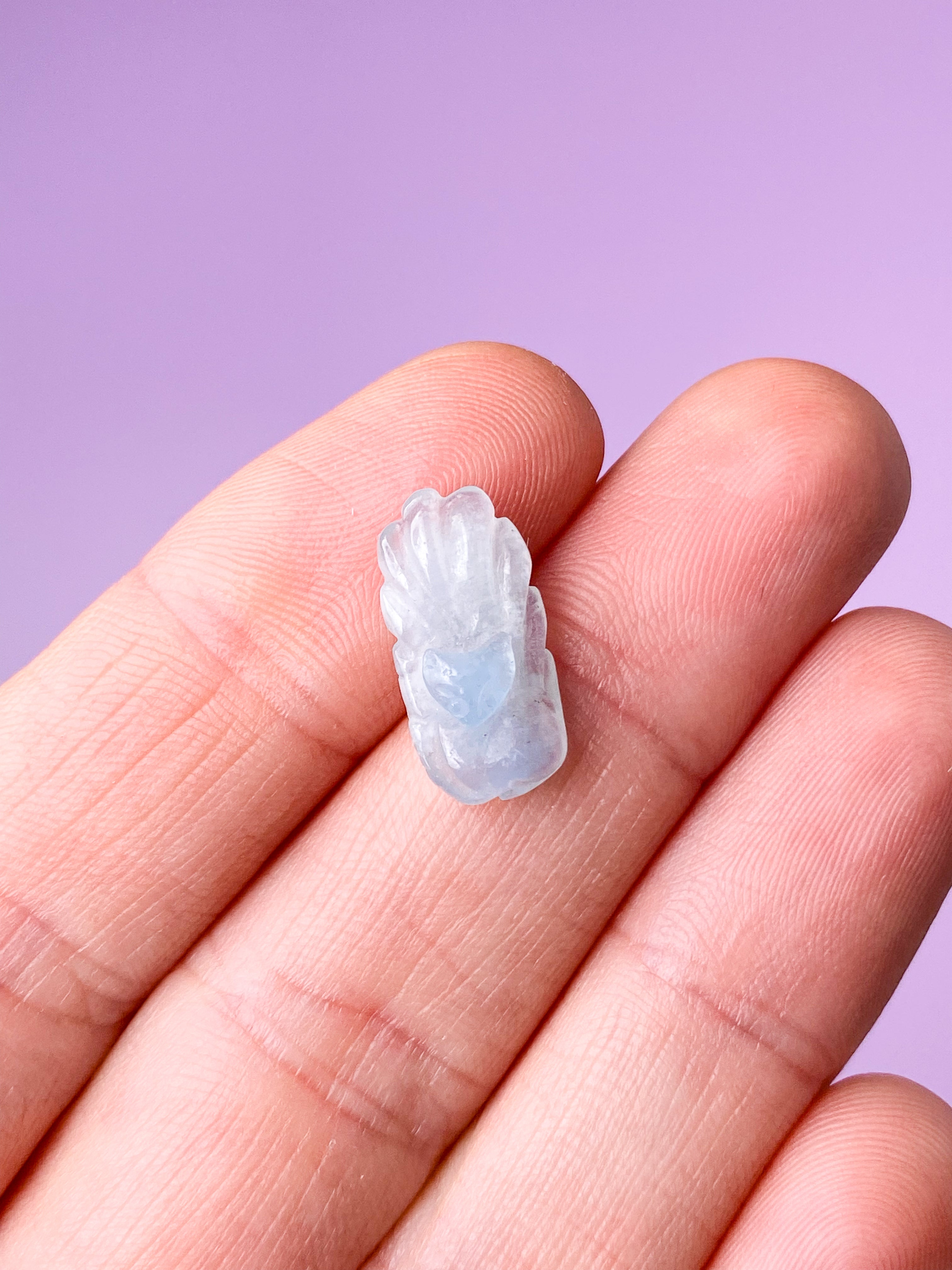 Håndskåret Morganit Ræv (Nr. 6) Eksklusiv Kvalitet