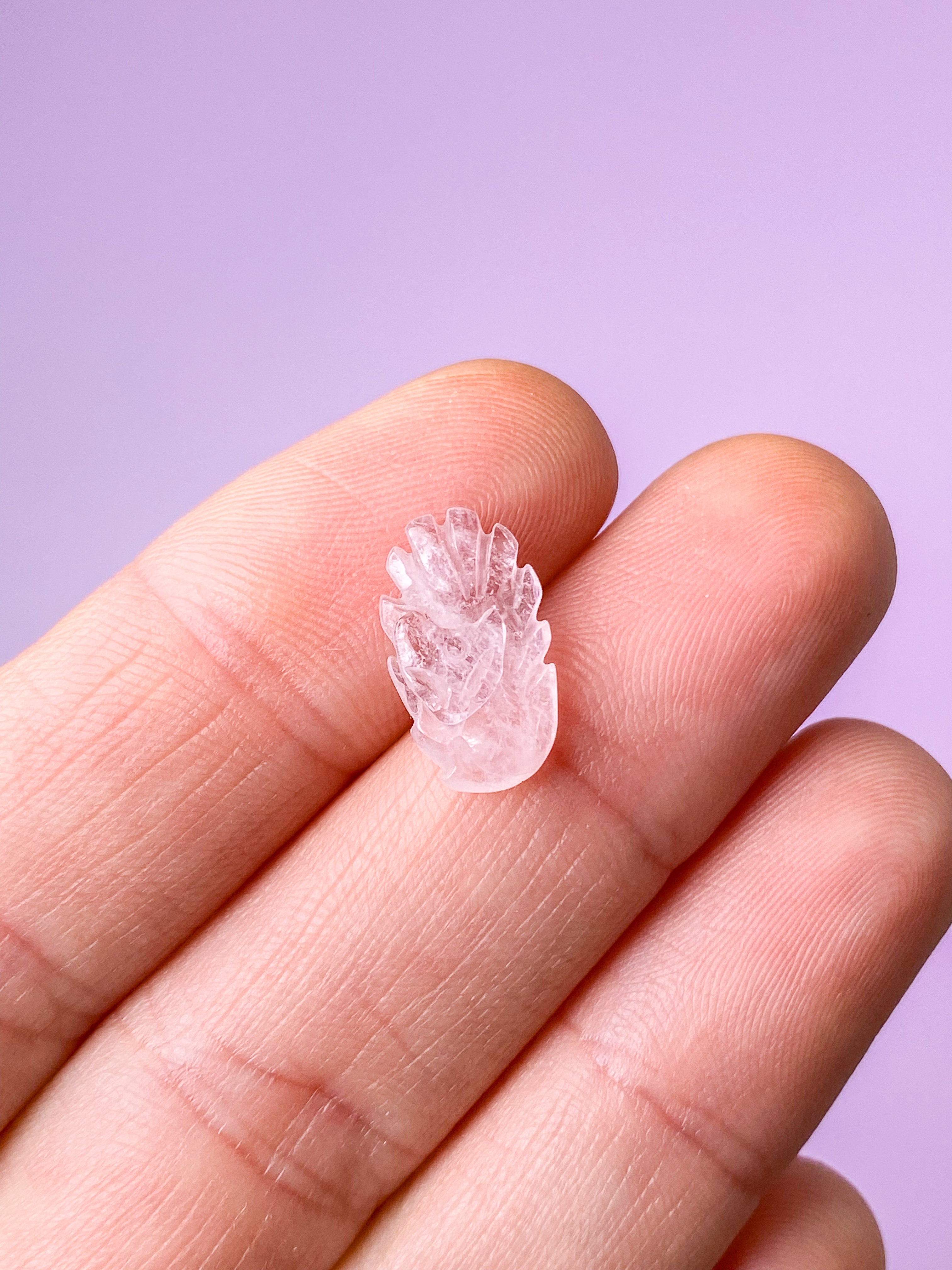 Håndskåret Morganit Ræv (Nr. 5) Eksklusiv Kvalitet