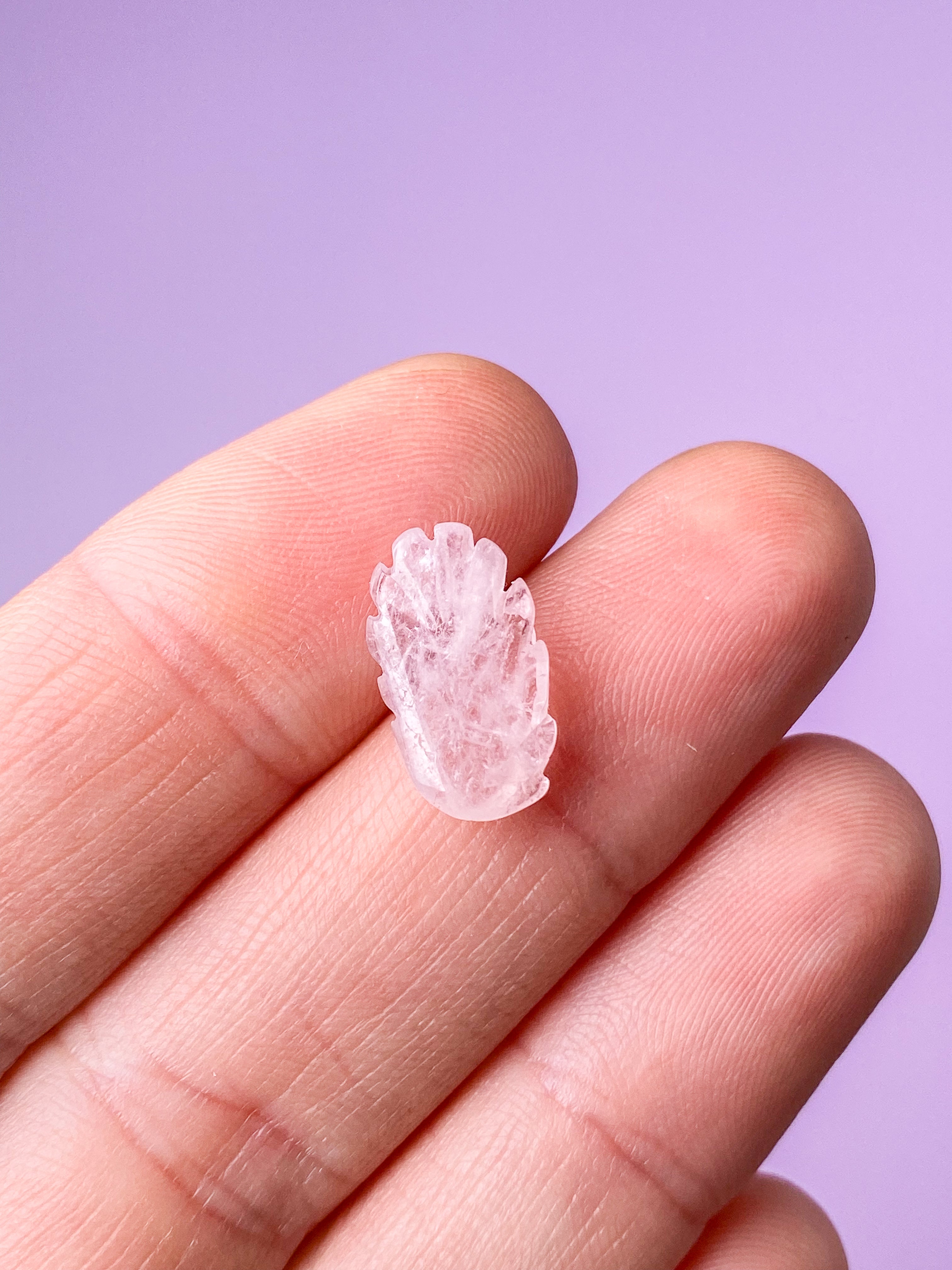 Håndskåret Morganit Ræv (Nr. 5) Eksklusiv Kvalitet