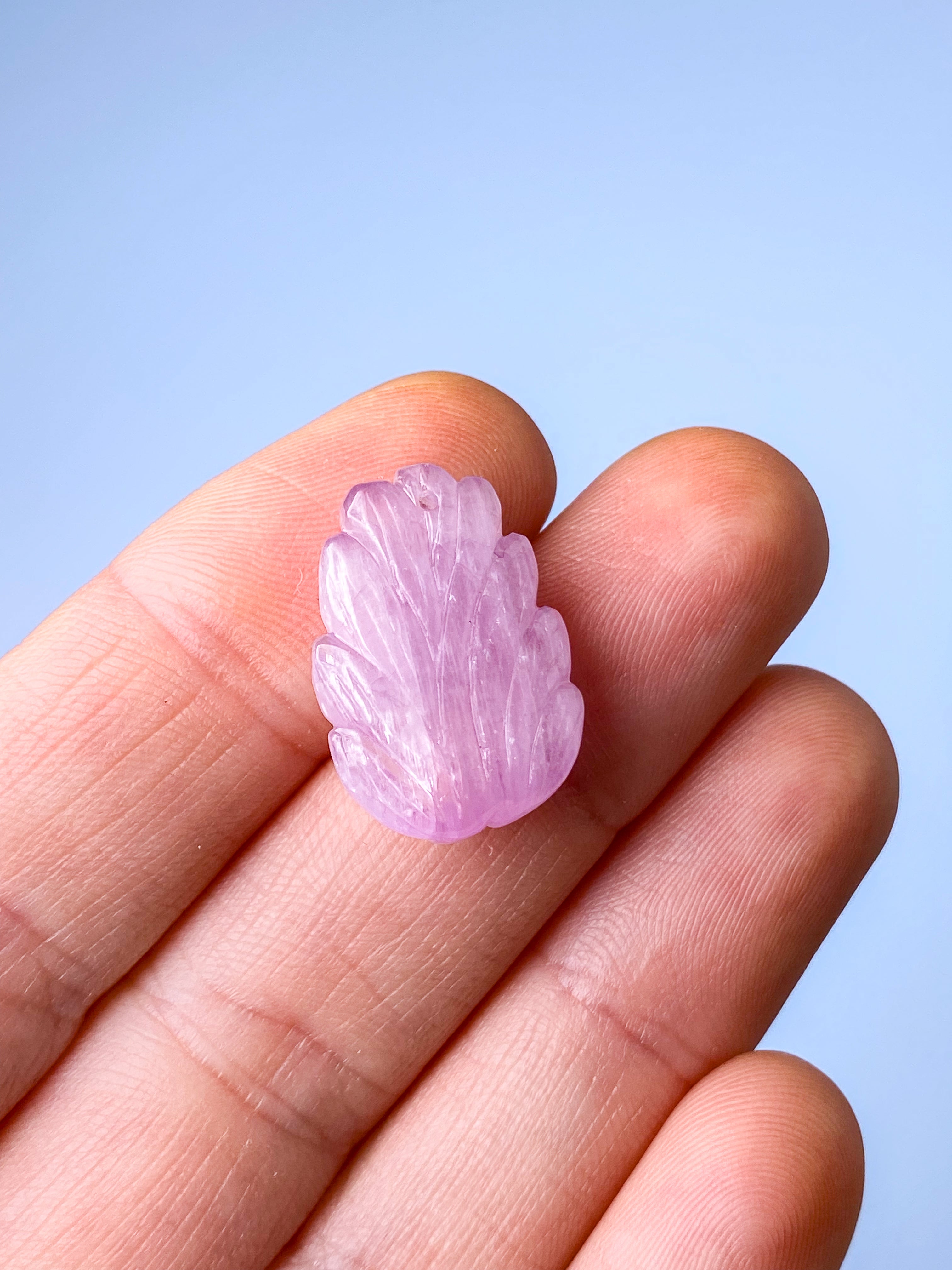 Håndskåret Kunzit Ræv (Nr. 8) Eksklusiv Kvalitet