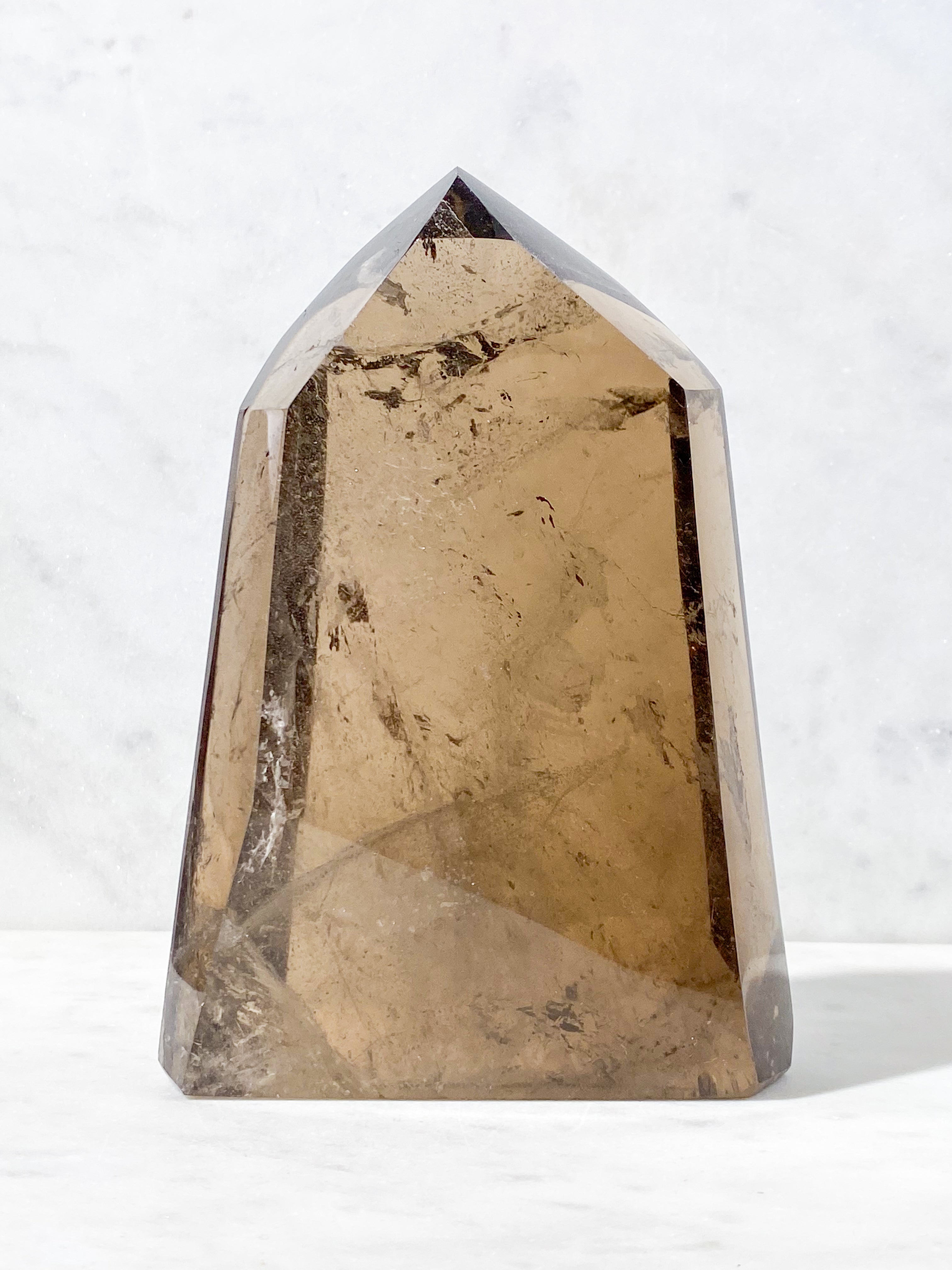 Kæmpe Røgkvarts Tårn (Nr. 5) Eksklusiv Kvalitet