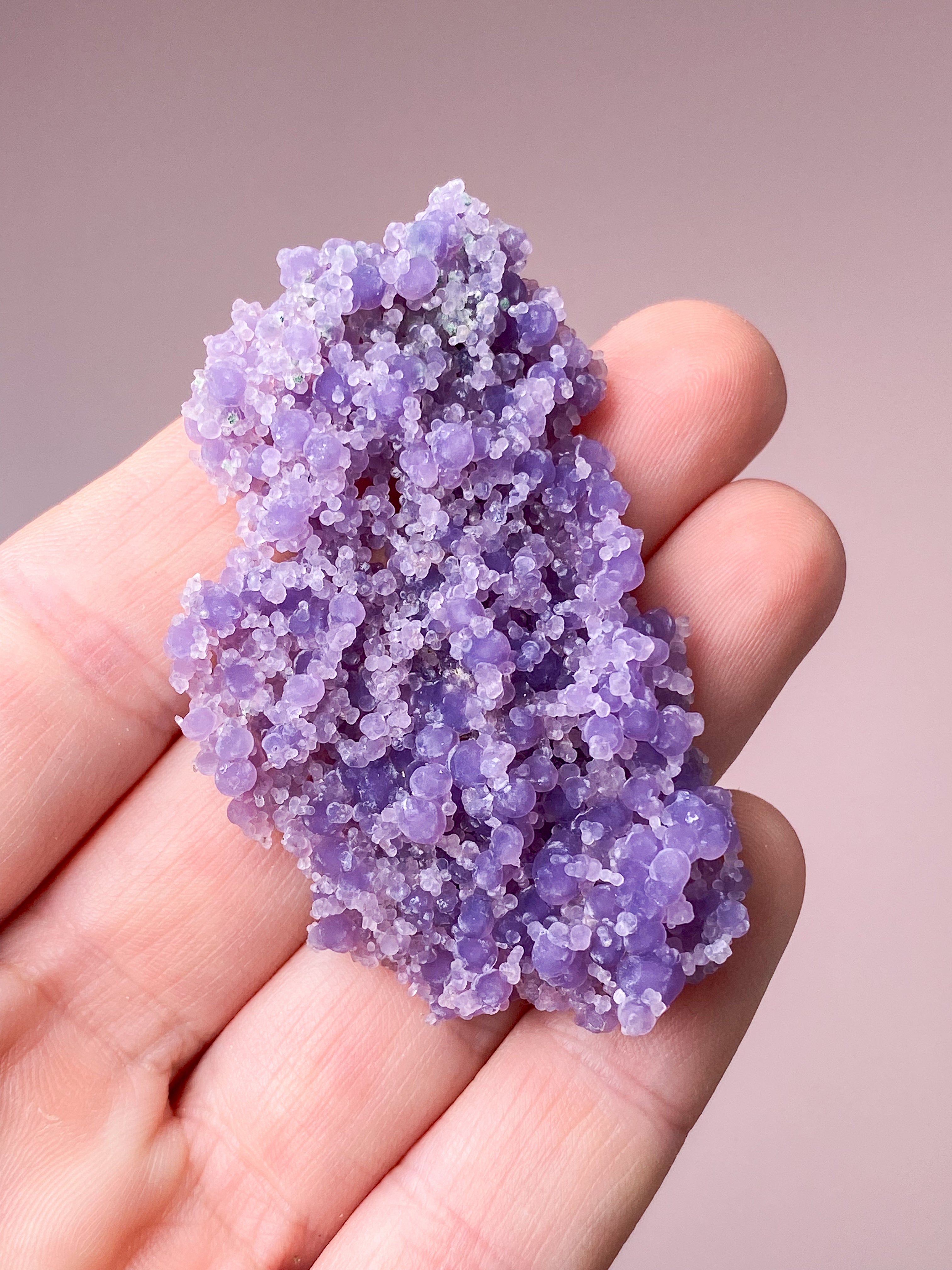 Grøn Grape Agat Klynge (Nr. 26)